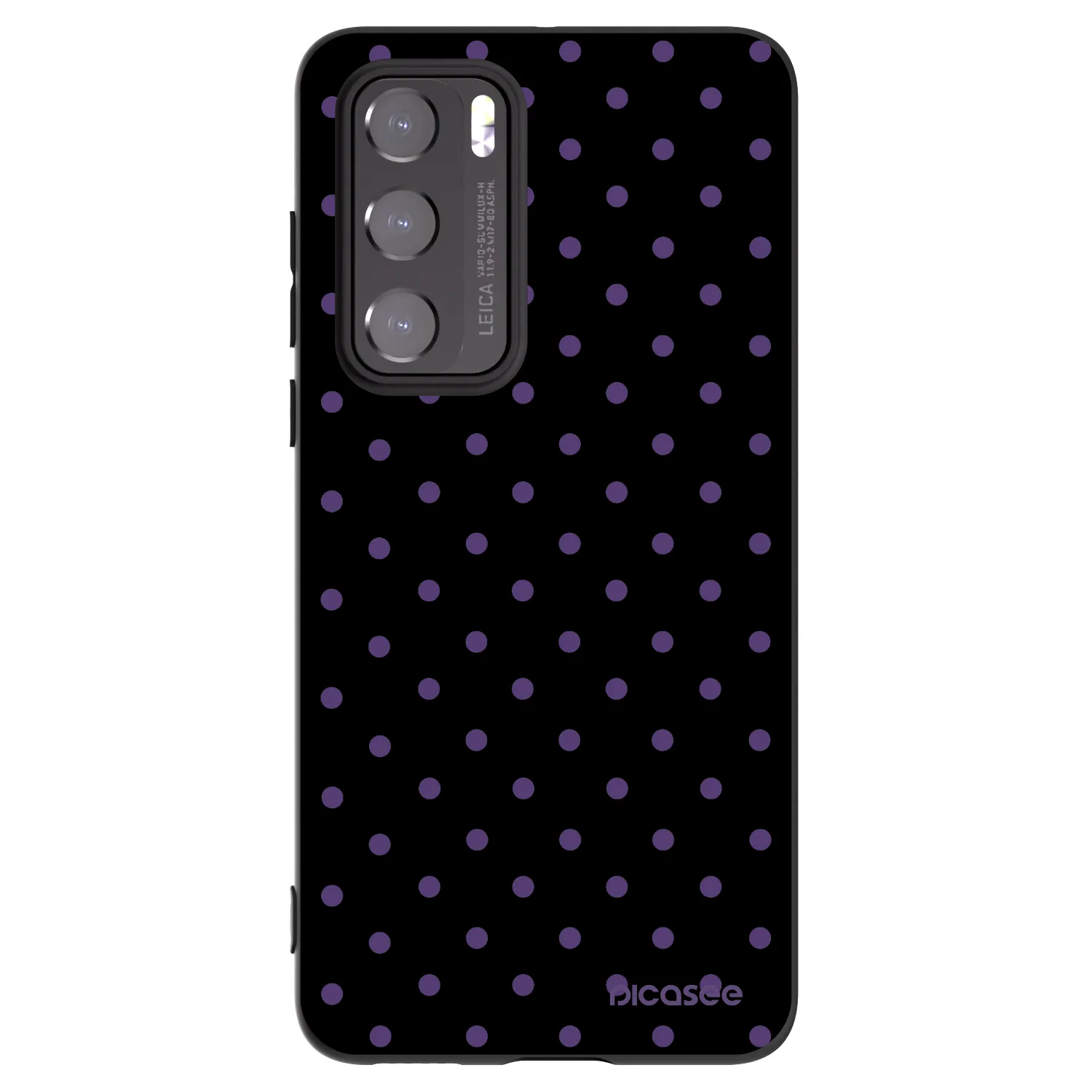 Picasee silikonski črni ovitek za Huawei P40 - Flickers