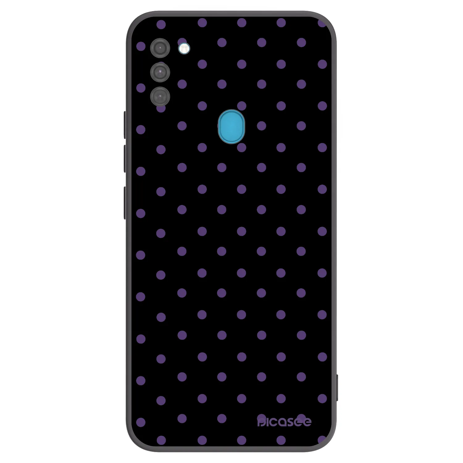 Picasee silikonski črni ovitek za Samsung Galaxy M11 - Flickers