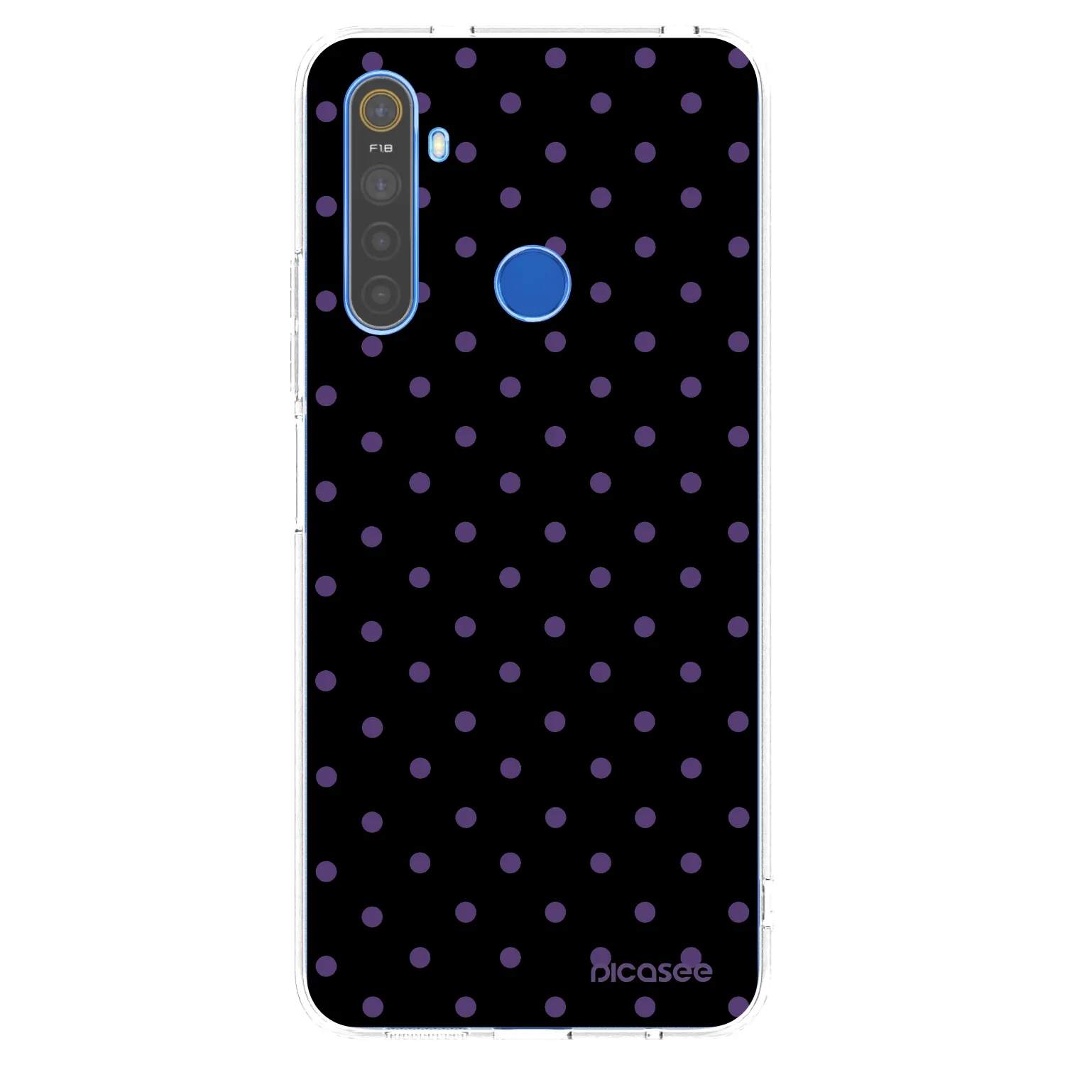 Picasee silikonski prozorni ovitek za Realme 5 - Flickers