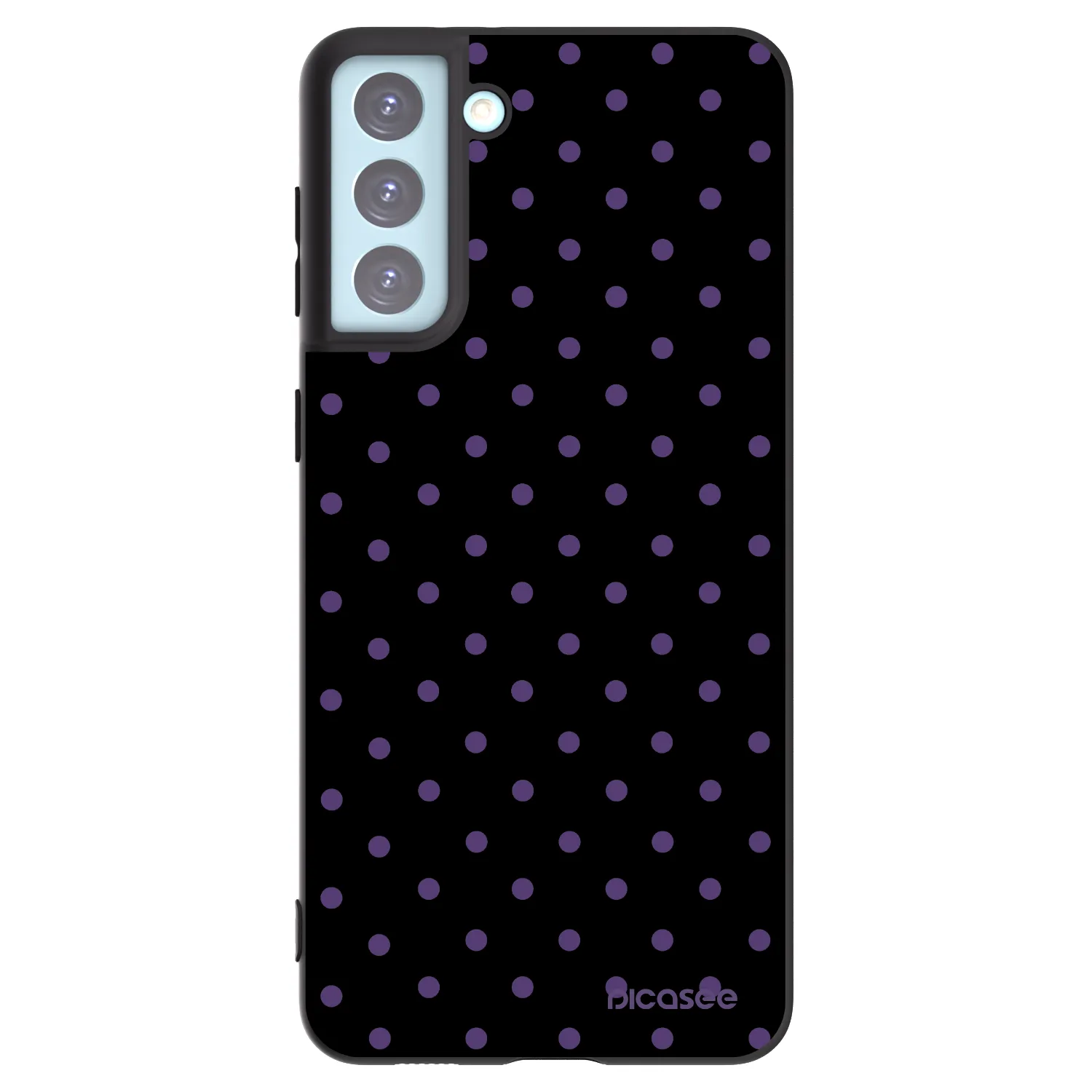 Picasee silikonski črni ovitek za Samsung Galaxy S21+ 5G G996F - Flickers