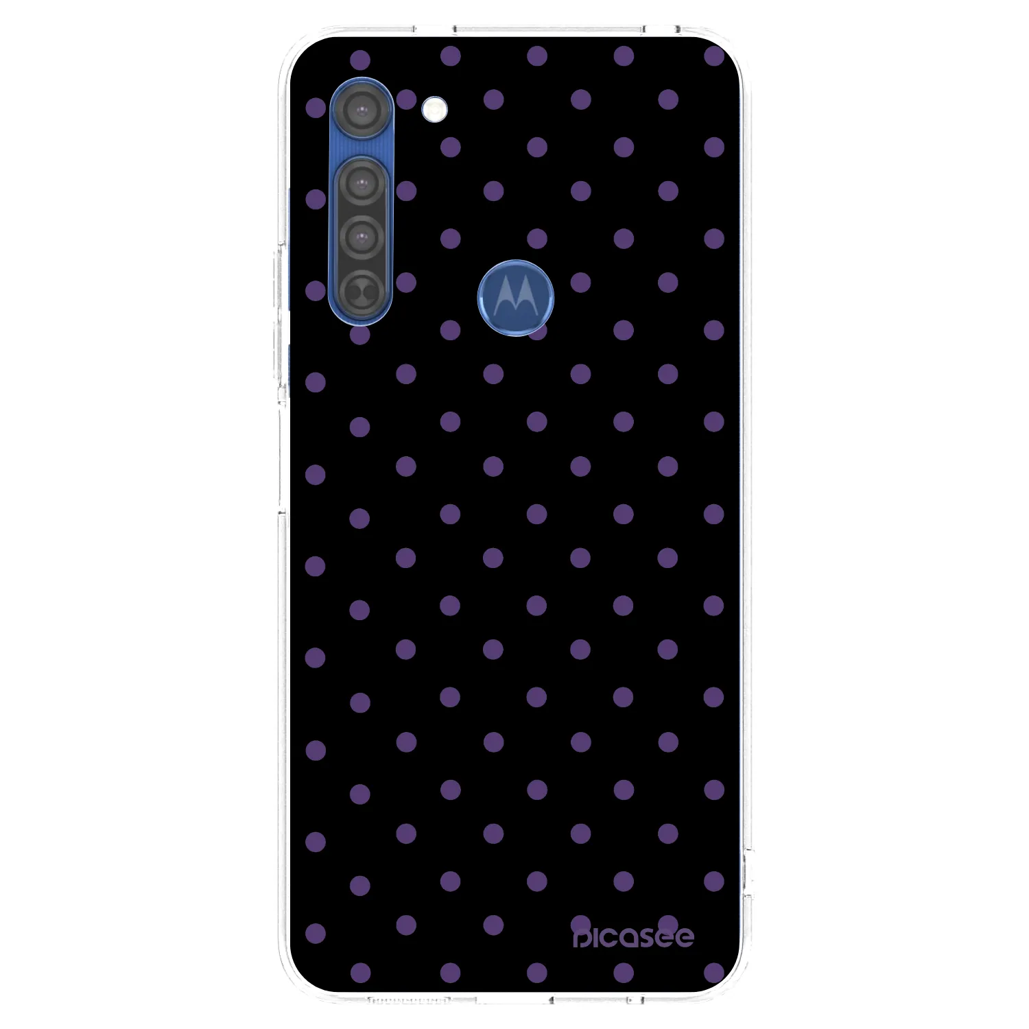 Picasee silikonski prozorni ovitek za Motorola Moto G8 - Flickers
