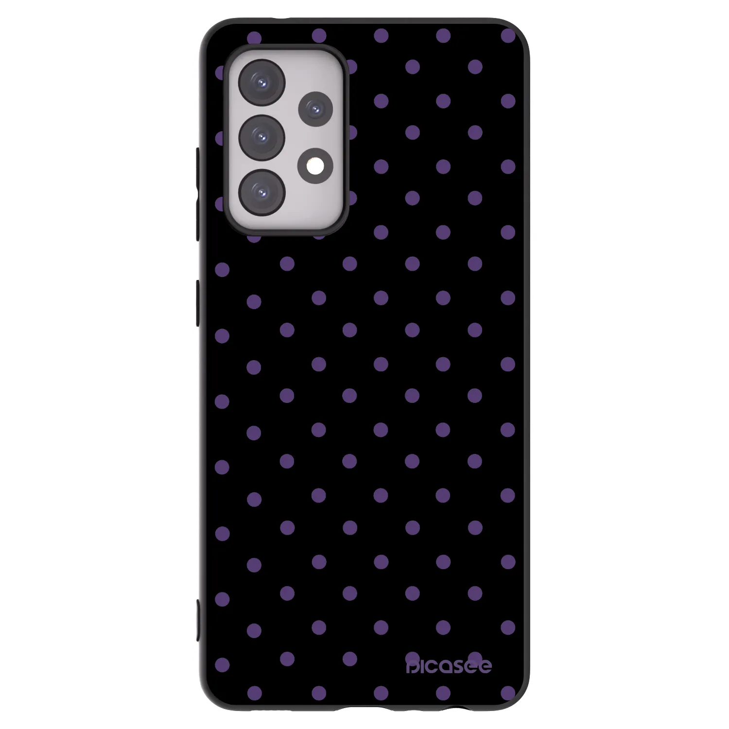 Picasee silikonski črni ovitek za Samsung Galaxy A52 5G A525F - Flickers