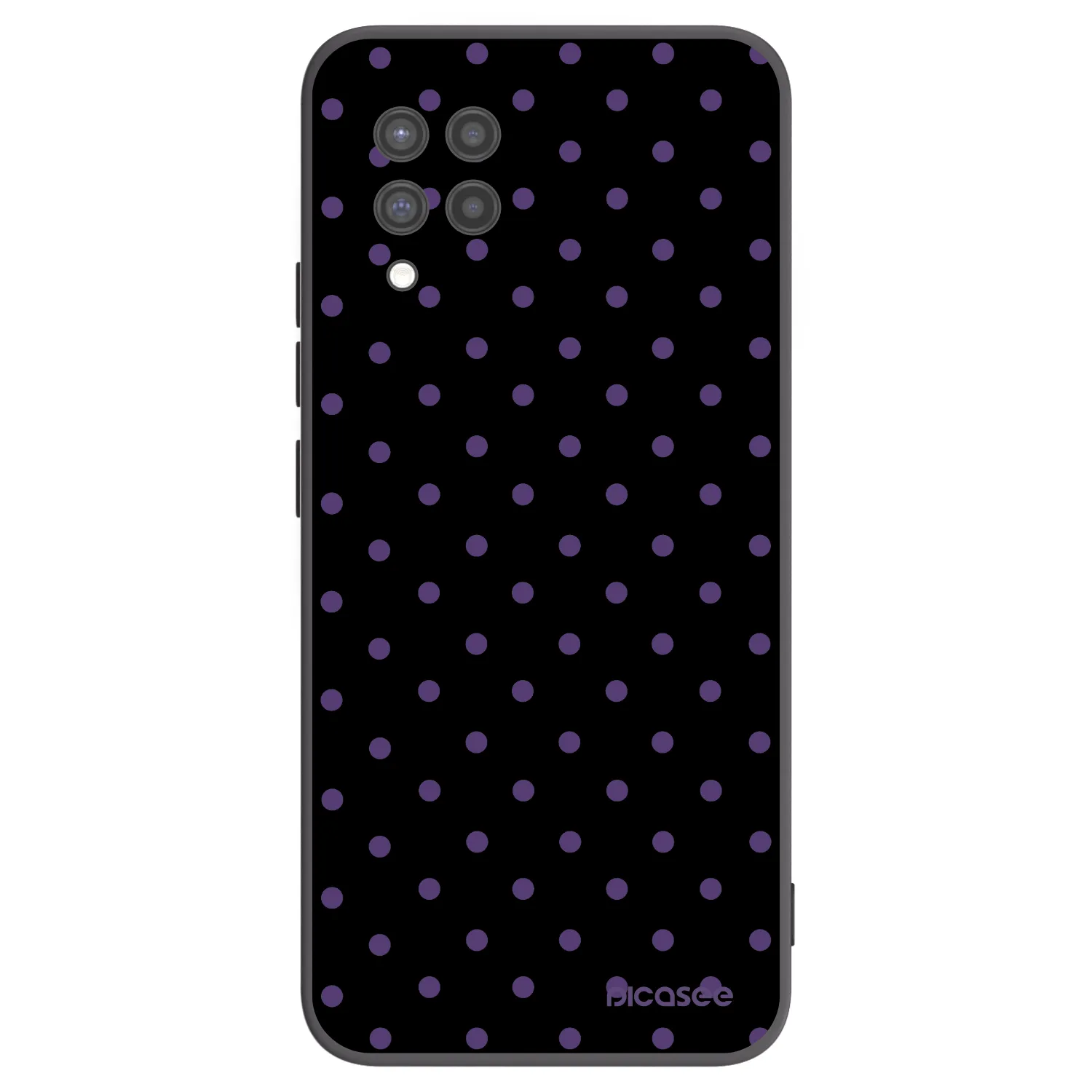 Picasee silikonski črni ovitek za Samsung Galaxy A42 A426B - Flickers