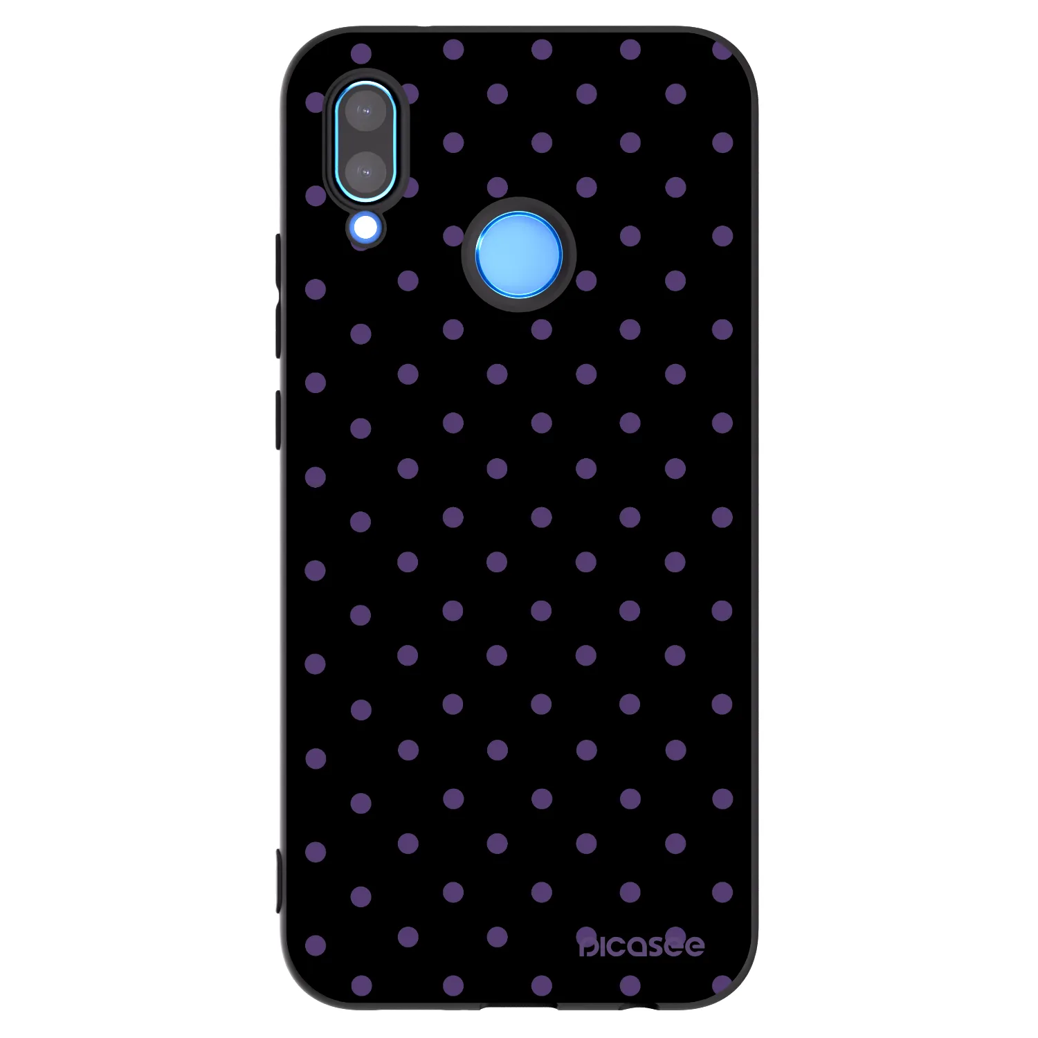 Picasee silikonski črni ovitek za Huawei P20 Lite - Flickers