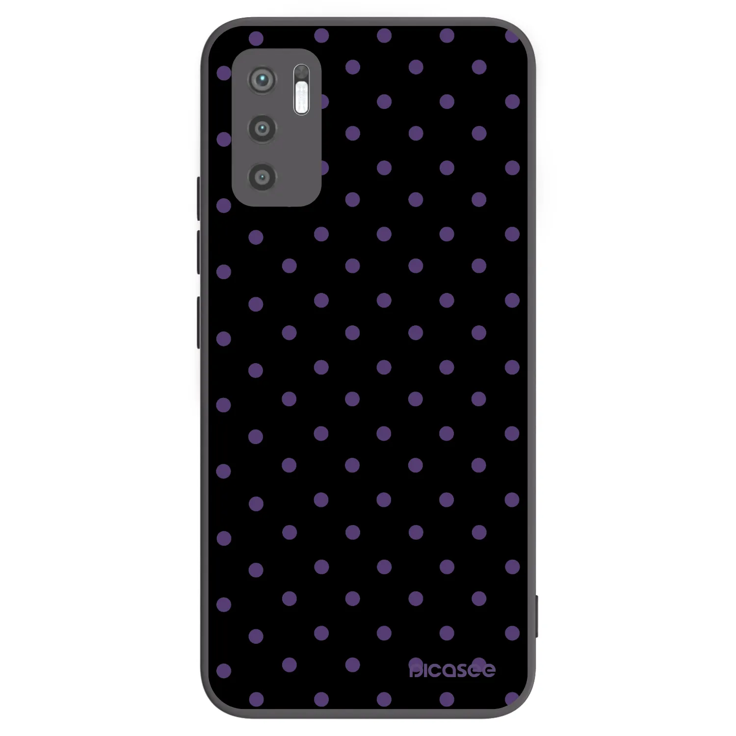 Picasee silikonski črni ovitek za Xiaomi Redmi Note 10 5G - Flickers
