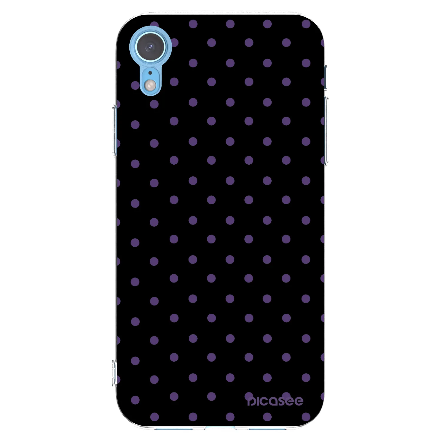 Picasee silikonski prozorni ovitek za Apple iPhone XR - Flickers