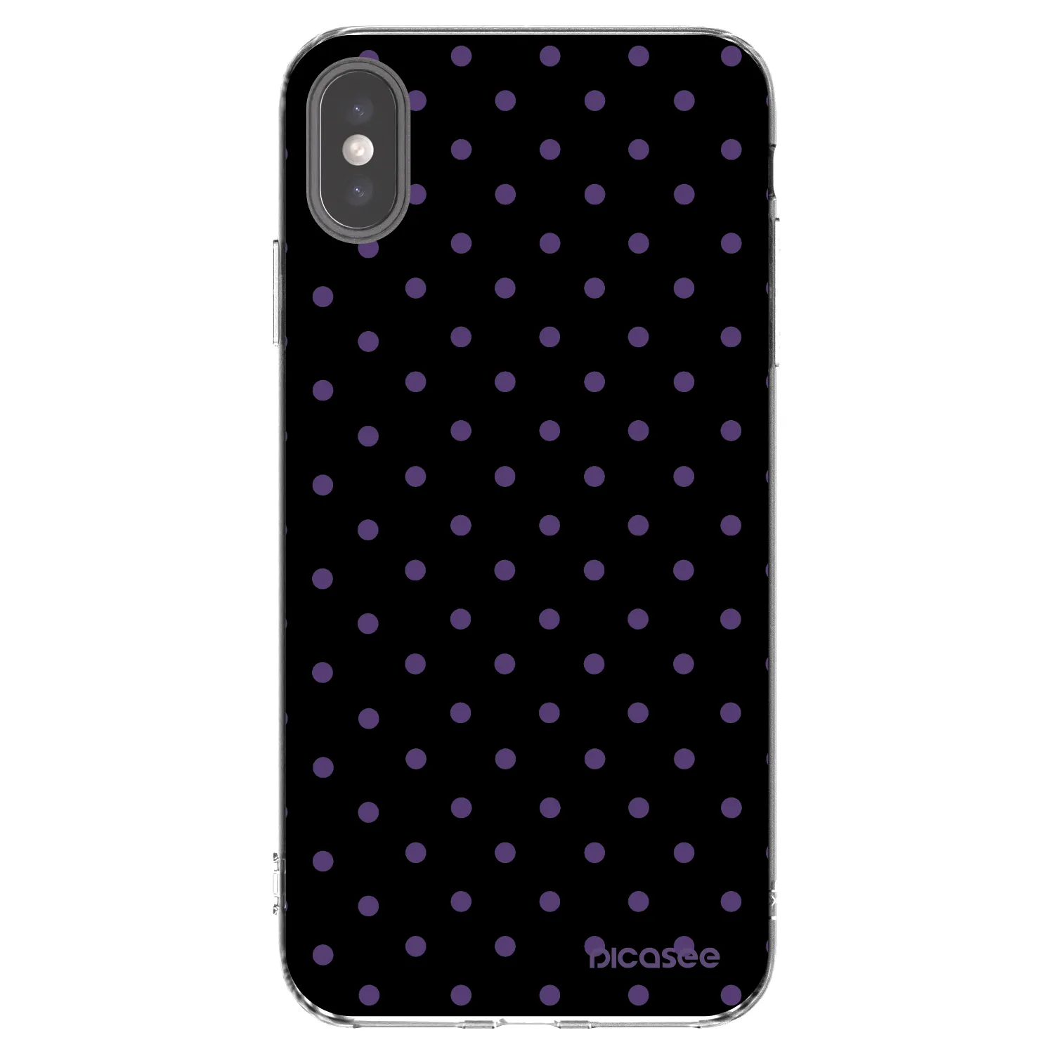 Picasee silikonski prozorni ovitek za Apple iPhone XS Max - Flickers