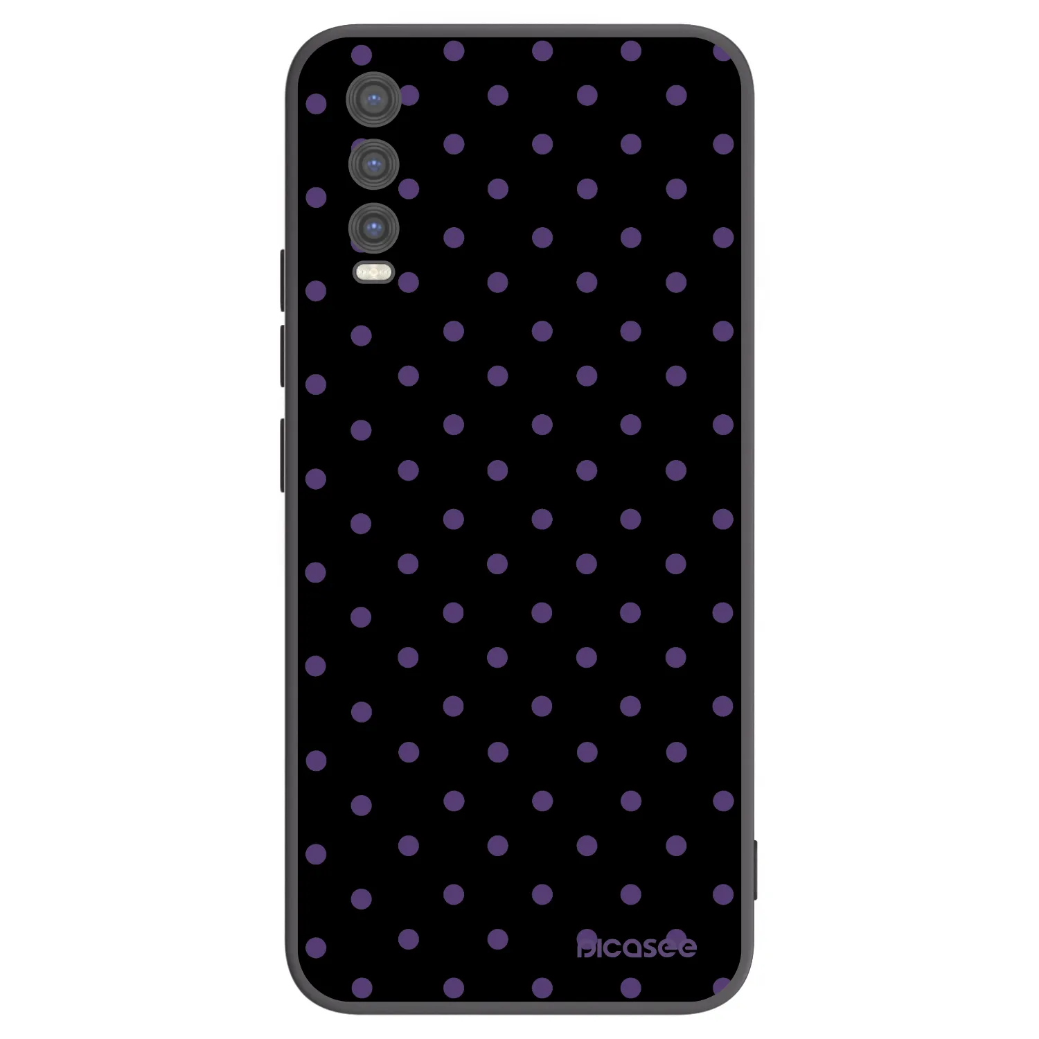 Picasee silikonski črni ovitek za Vivo Y20s - Flickers