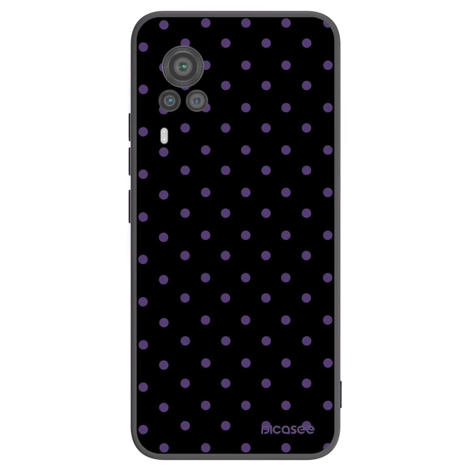 Picasee silikonski črni ovitek za Vivo X60 Pro 5G - Flickers