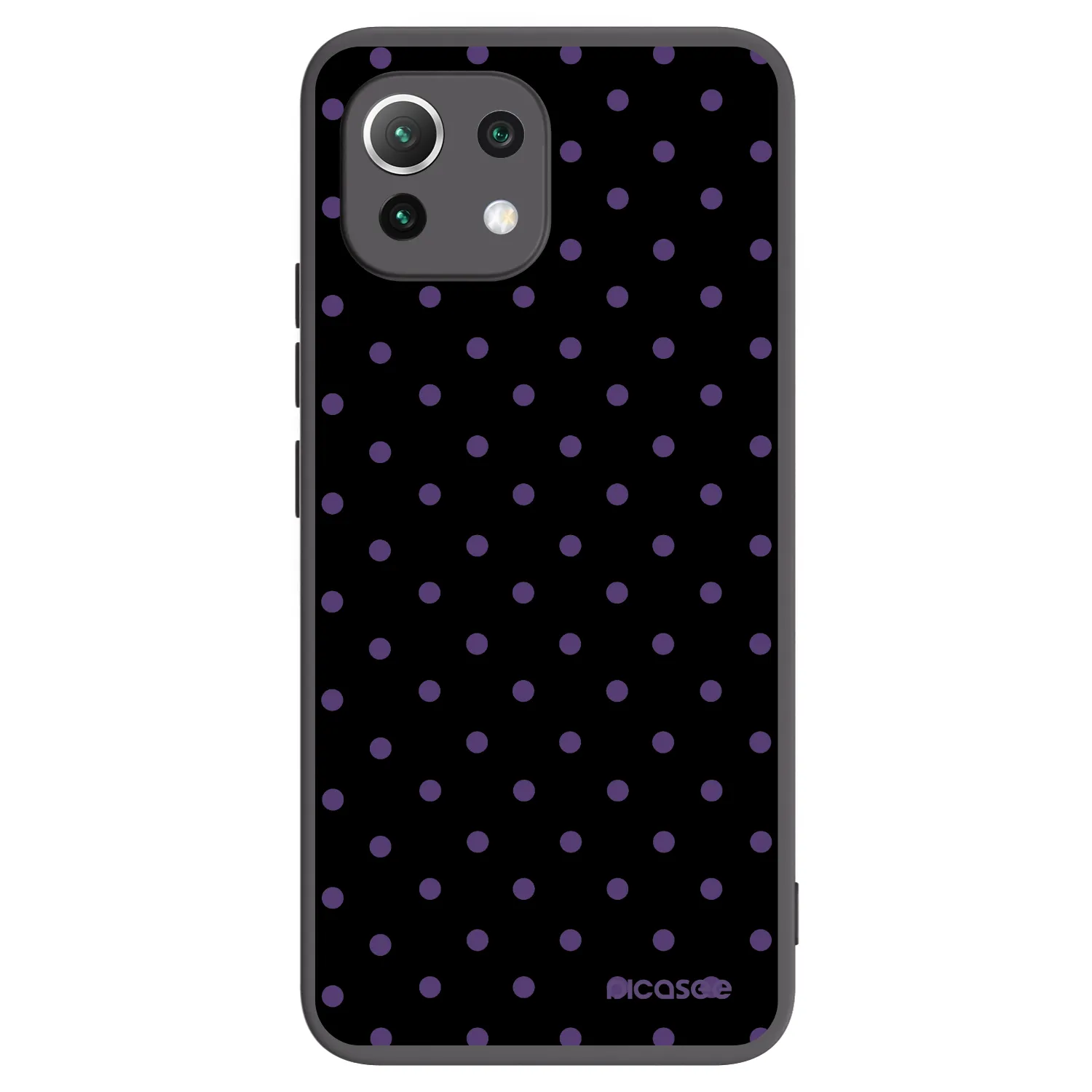 Picasee silikonski črni ovitek za Xiaomi 11 Lite 5G NE - Flickers