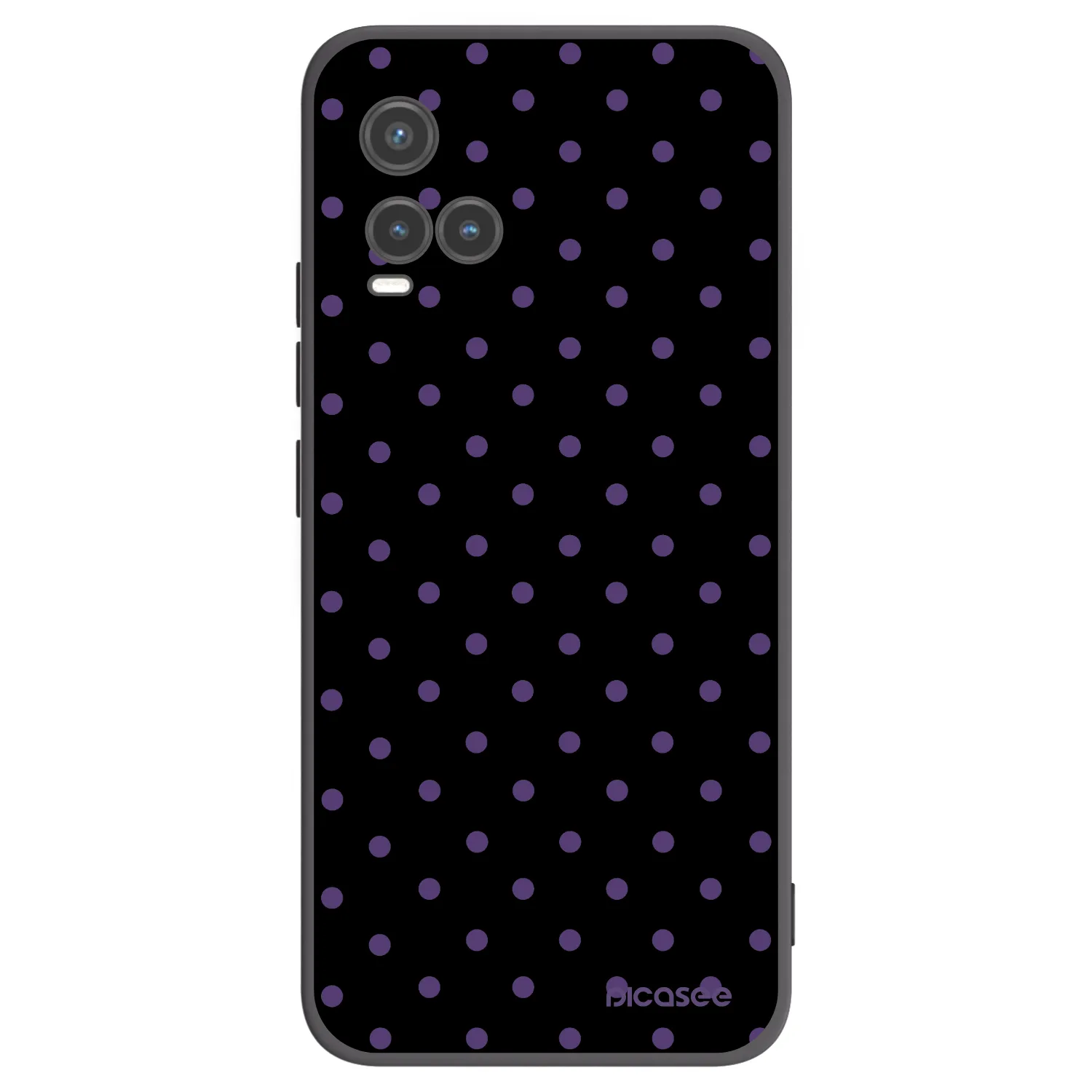 Picasee silikonski črni ovitek za Vivo Y33s - Flickers
