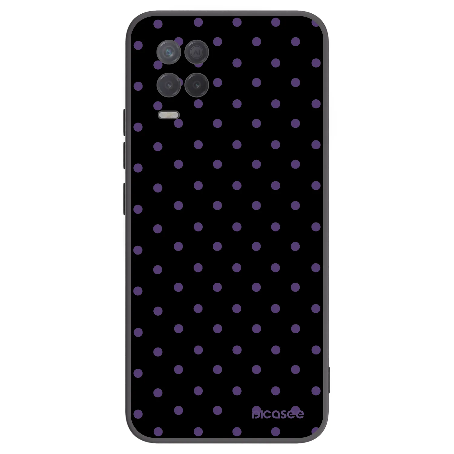 Picasee silikonski črni ovitek za Realme 8 5G - Flickers