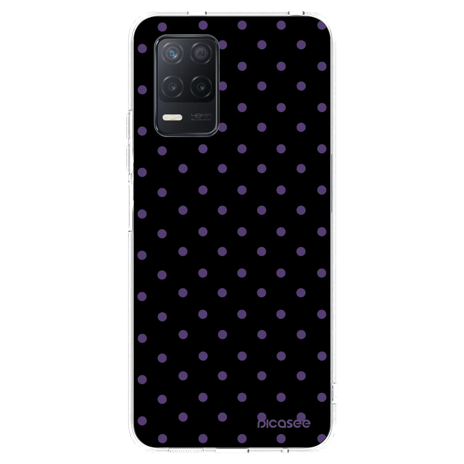 Picasee silikonski prozorni ovitek za Realme 8 5G - Flickers
