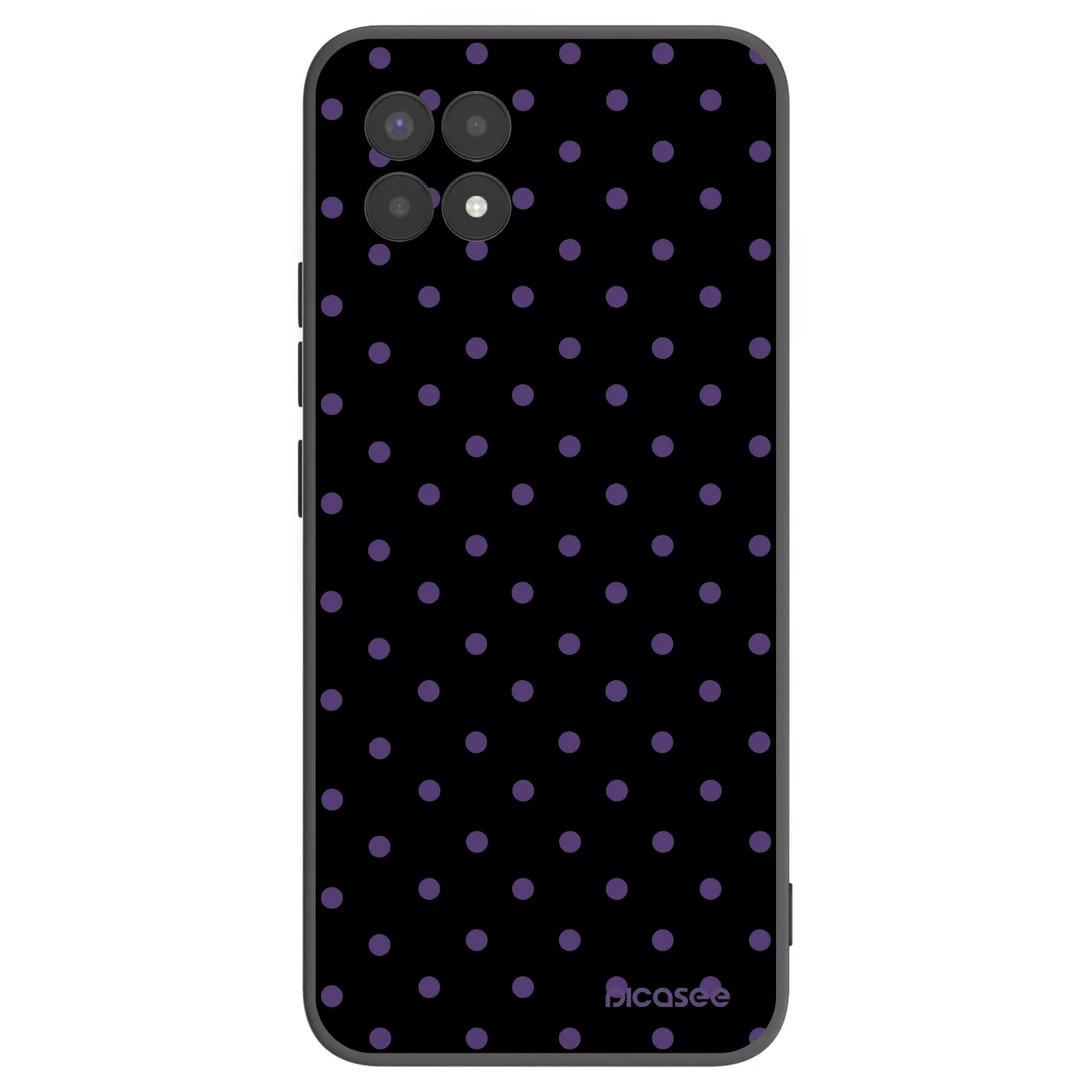 Picasee silikonski črni ovitek za Realme 8i - Flickers