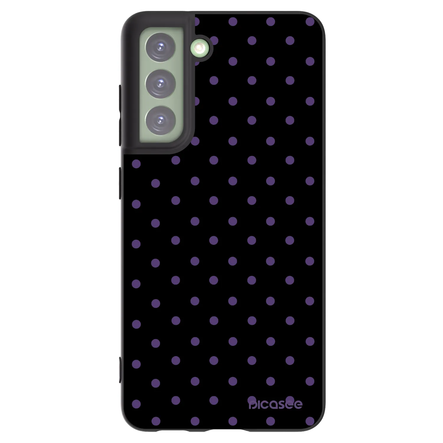 Picasee silikonski črni ovitek za Samsung Galaxy S21 FE 5G - Flickers