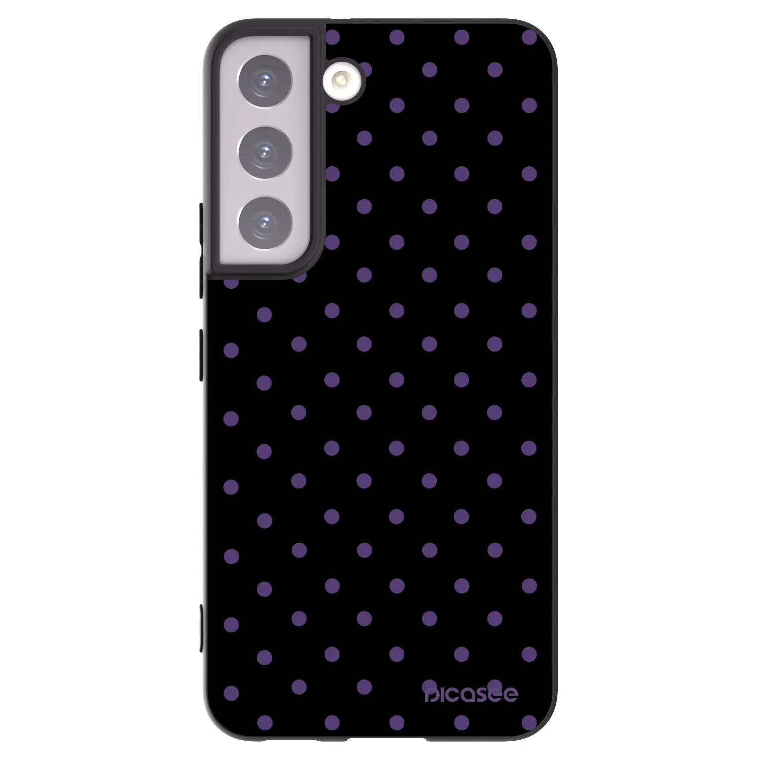 Picasee silikonski črni ovitek za Samsung Galaxy S22 5G - Flickers