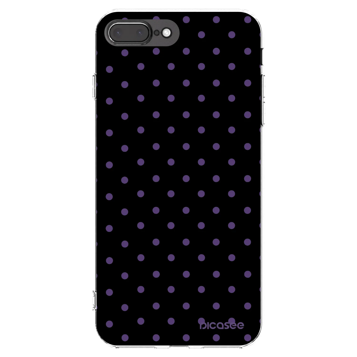 Picasee silikonski prozorni ovitek za Apple iPhone 7 Plus - Flickers