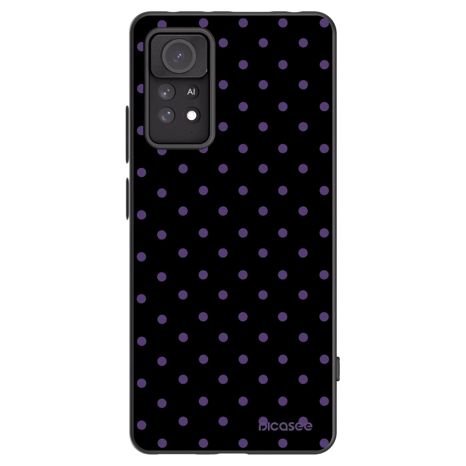 Picasee silikonski črni ovitek za Xiaomi Redmi Note 11 Pro - Flickers