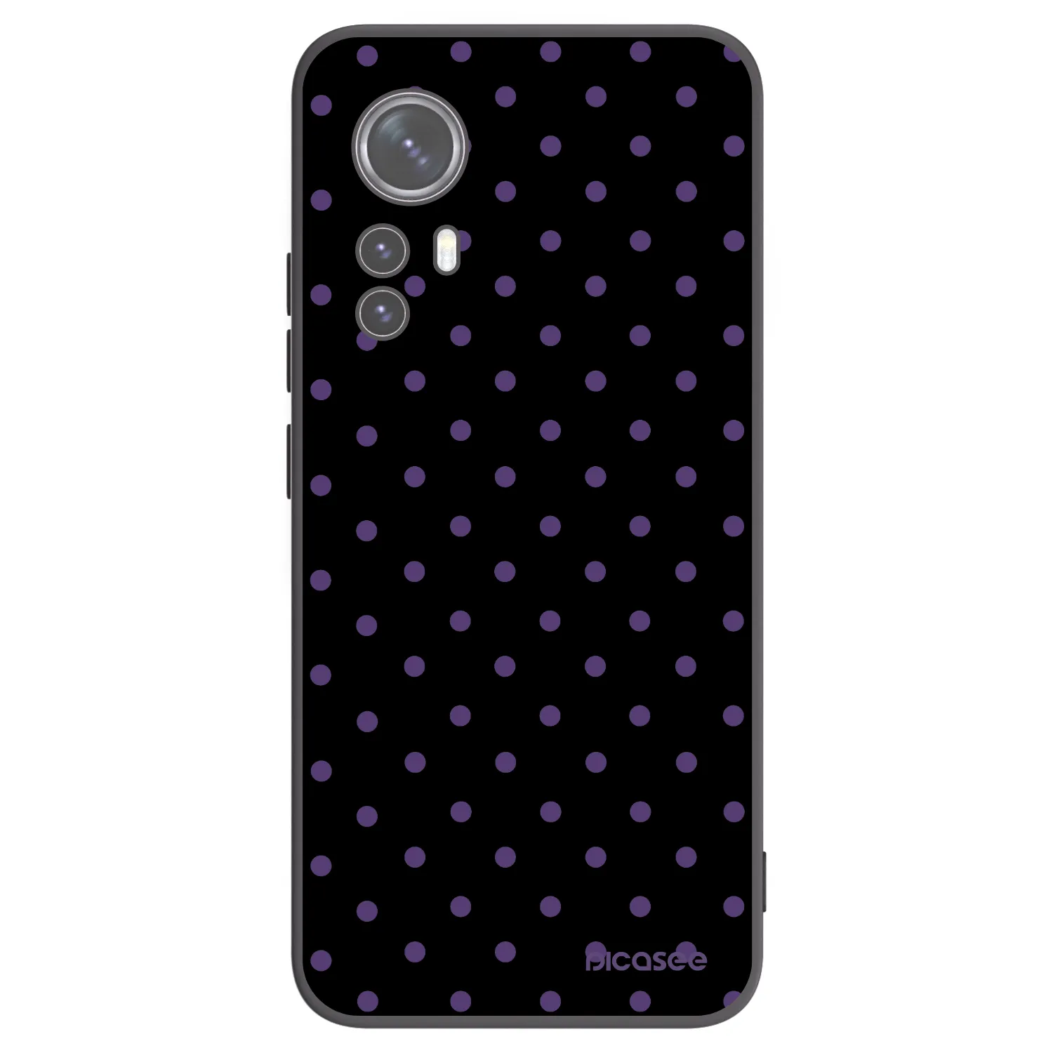 Picasee silikonski črni ovitek za Xiaomi 12 - Flickers