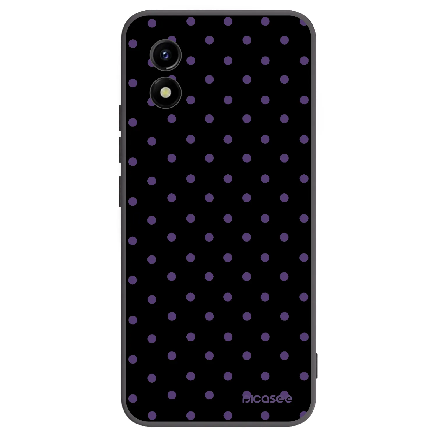 Picasee silikonski črni ovitek za Vivo Y01 - Flickers