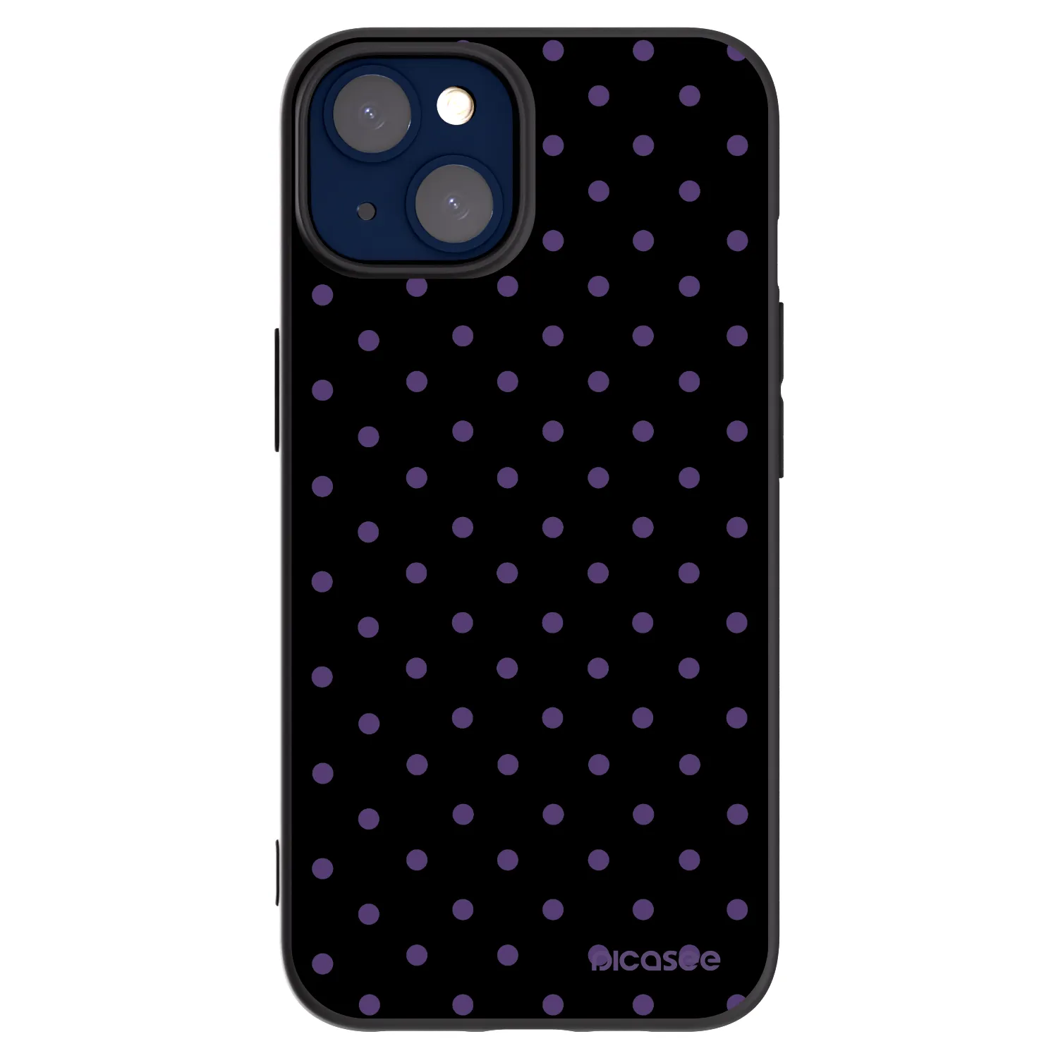 Picasee silikonski črni ovitek za Apple iPhone 14 - Flickers