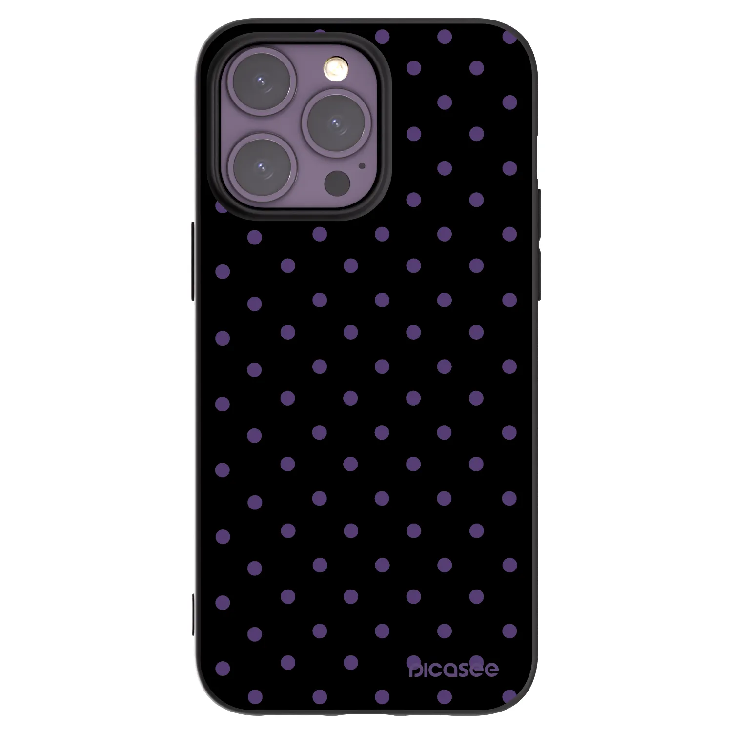 Picasee silikonski črni ovitek za Apple iPhone 14 Pro Max - Flickers