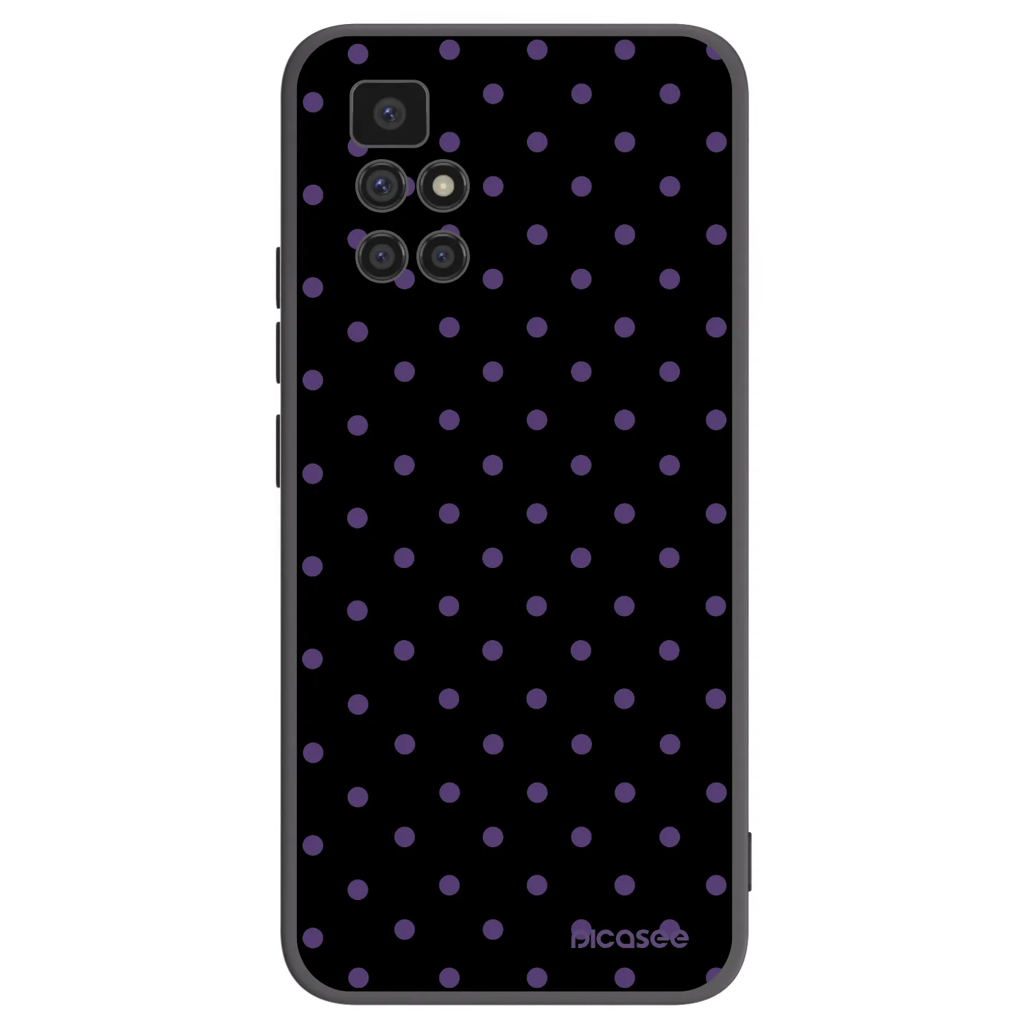 Picasee silikonski črni ovitek za Xiaomi Redmi 10 (2022) - Flickers