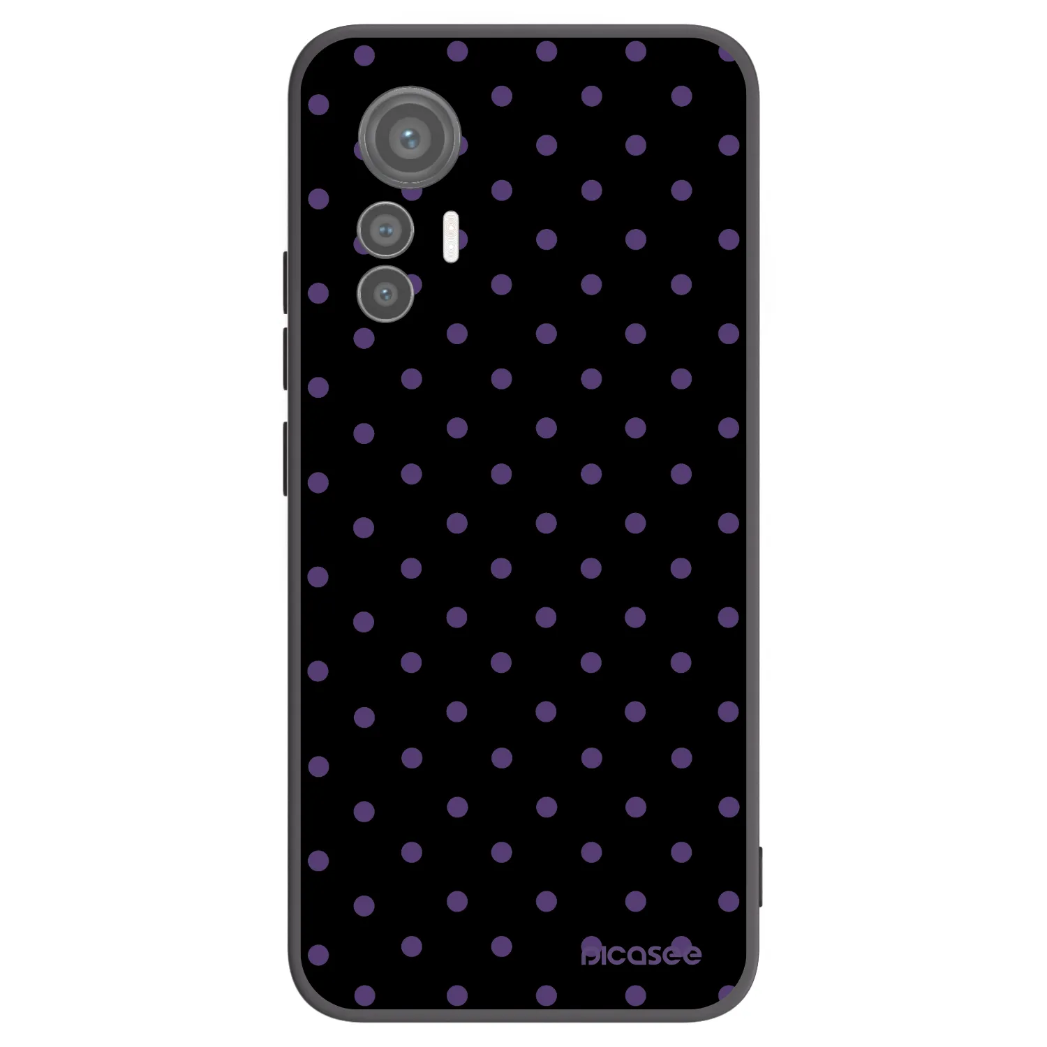 Picasee silikonski črni ovitek za Xiaomi 12 Lite - Flickers
