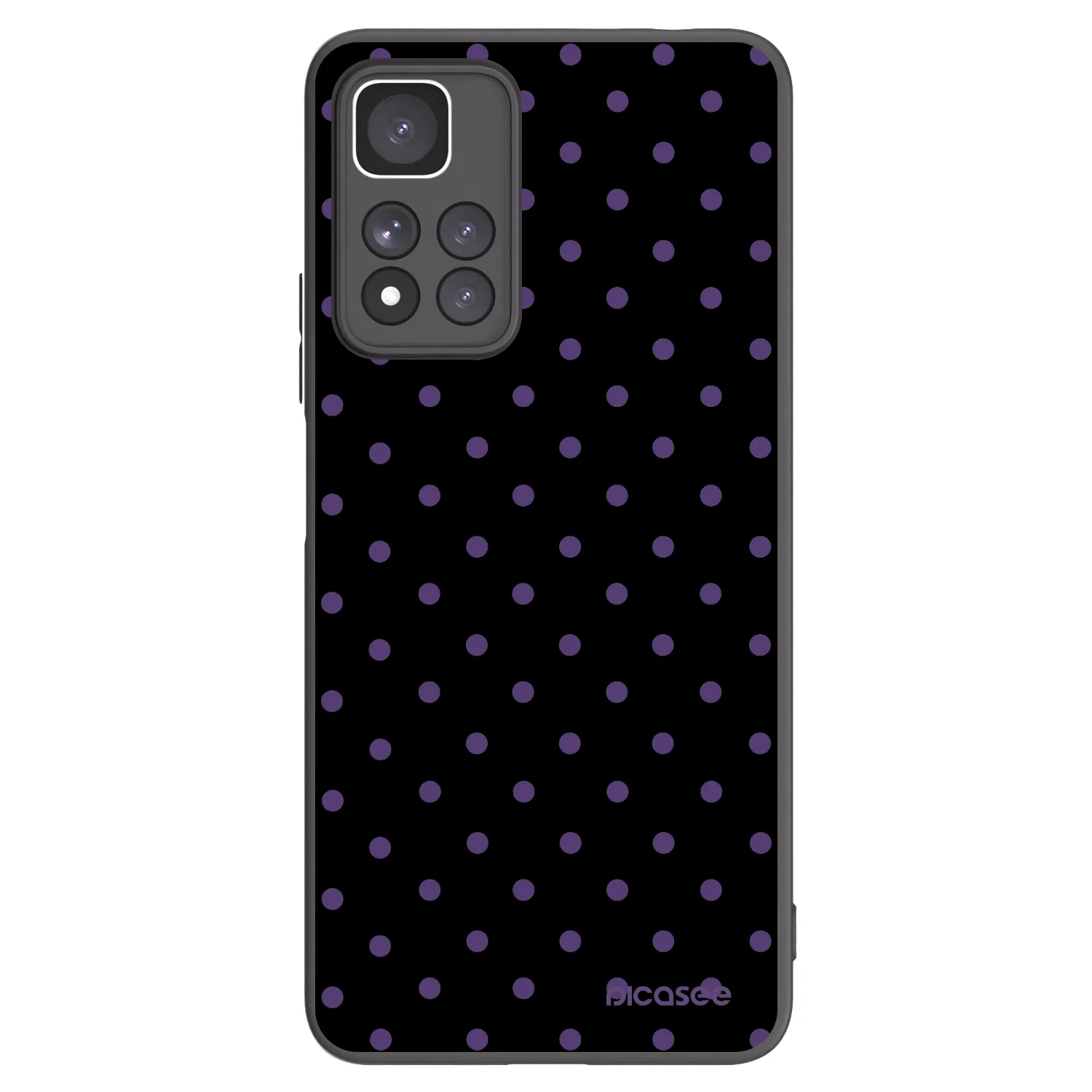 Picasee silikonski črni ovitek za Xiaomi Redmi Note 11 Pro+ 5G - Flickers
