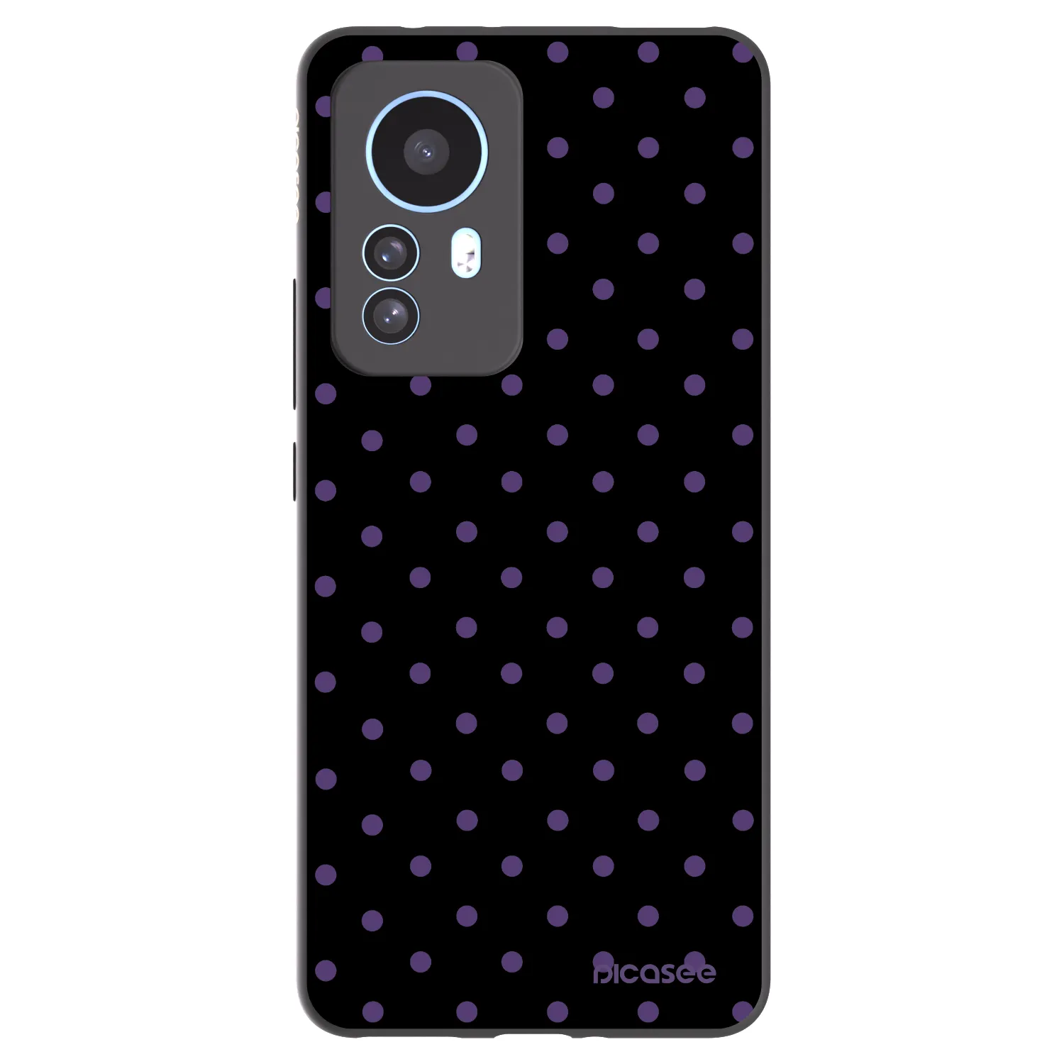 Picasee silikonski črni ovitek za Xiaomi 12T - Flickers