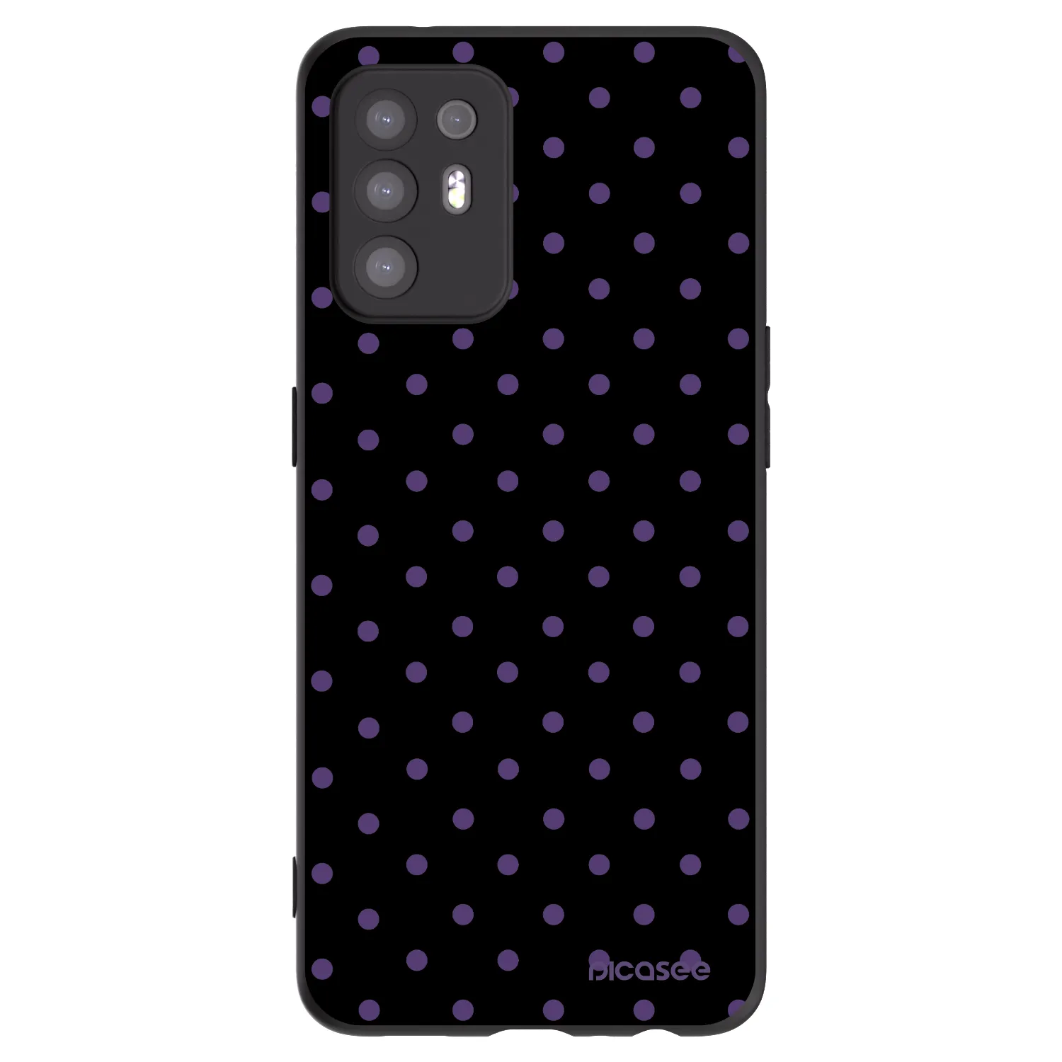 Picasee silikonski črni ovitek za OPPO A94 5G - Flickers