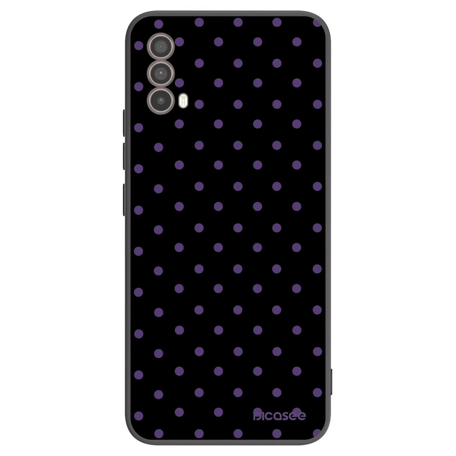 Picasee silikonski črni ovitek za Motorola Moto E40 - Flickers