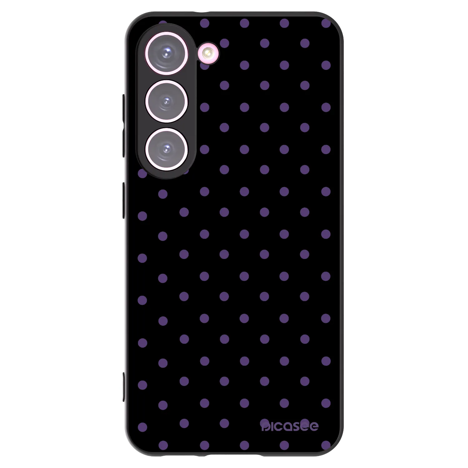 Picasee silikonski črni ovitek za Samsung Galaxy S23 5G - Flickers
