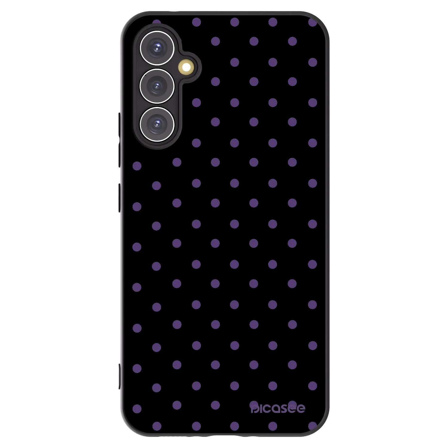Picasee silikonski črni ovitek za Samsung Galaxy A34 5G A346B - Flickers