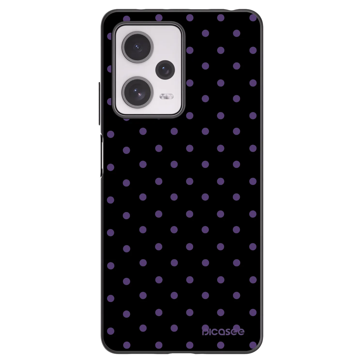 Picasee silikonski črni ovitek za Xiaomi Redmi Note 12 Pro+ 5G - Flickers