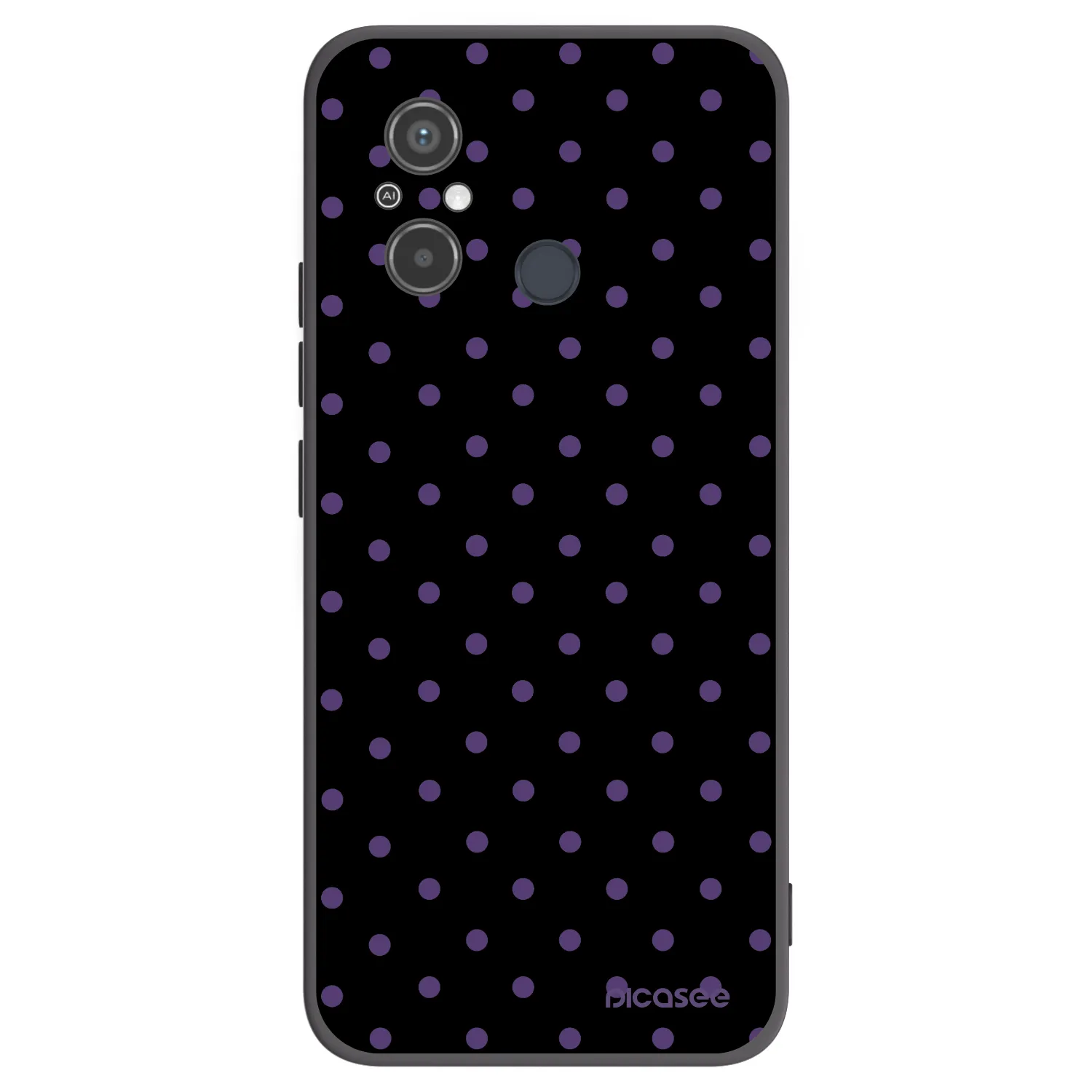 Picasee silikonski črni ovitek za Xiaomi Redmi 12C - Flickers