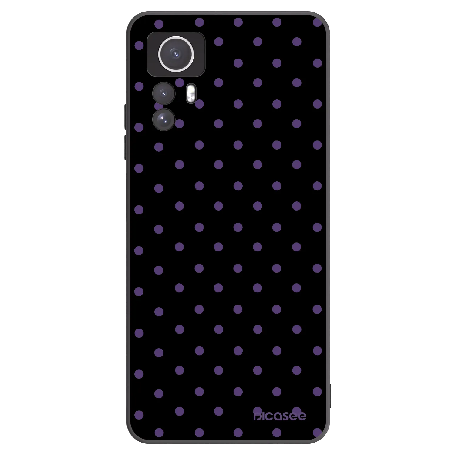 Picasee silikonski črni ovitek za Xiaomi Redmi Note 12S - Flickers