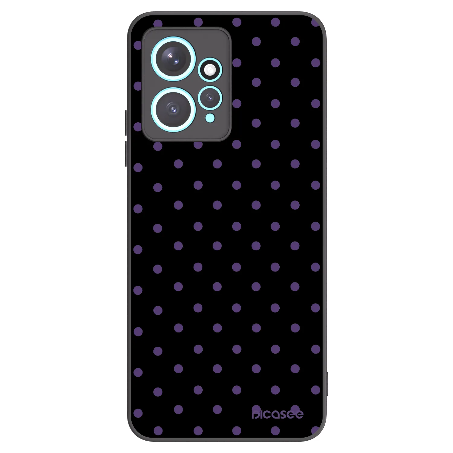 Picasee silikonski črni ovitek za Xiaomi Redmi Note 12 4G - Flickers