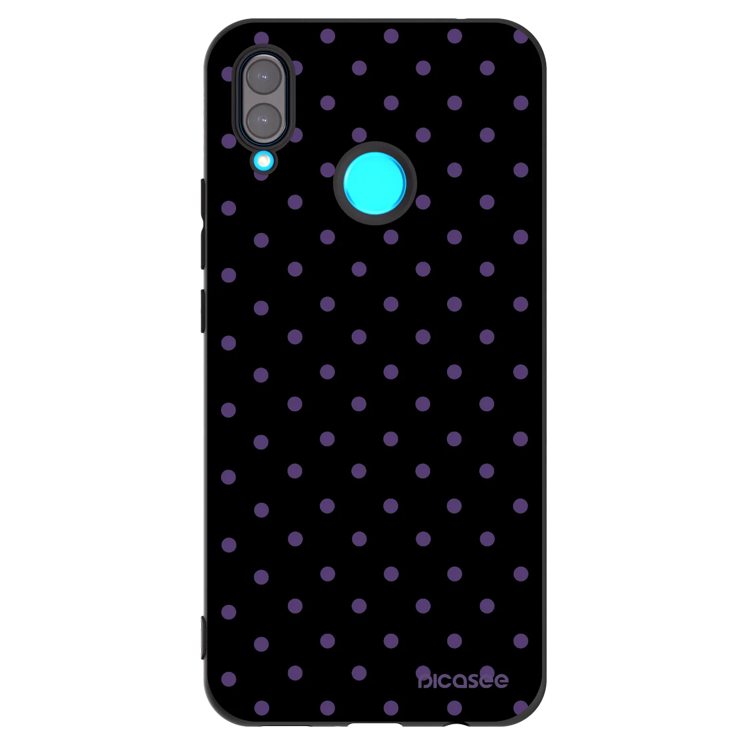 Picasee silikonski črni ovitek za Huawei Nova 3 - Flickers