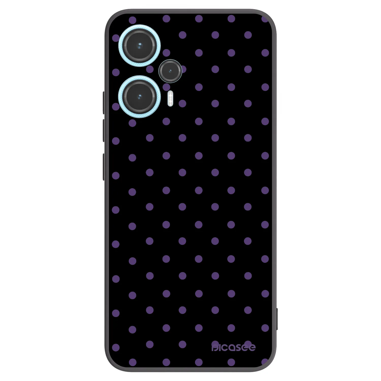 Picasee silikonski črni ovitek za Xiaomi Poco F5 - Flickers