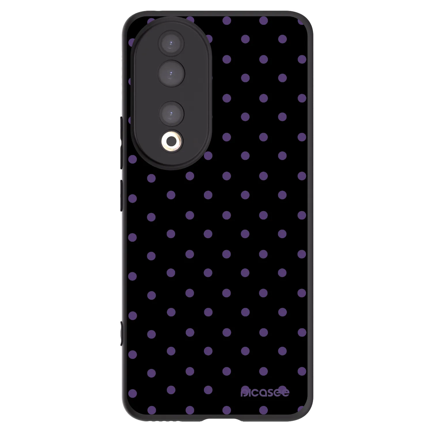 Picasee silikonski črni ovitek za Honor 90 5G - Flickers