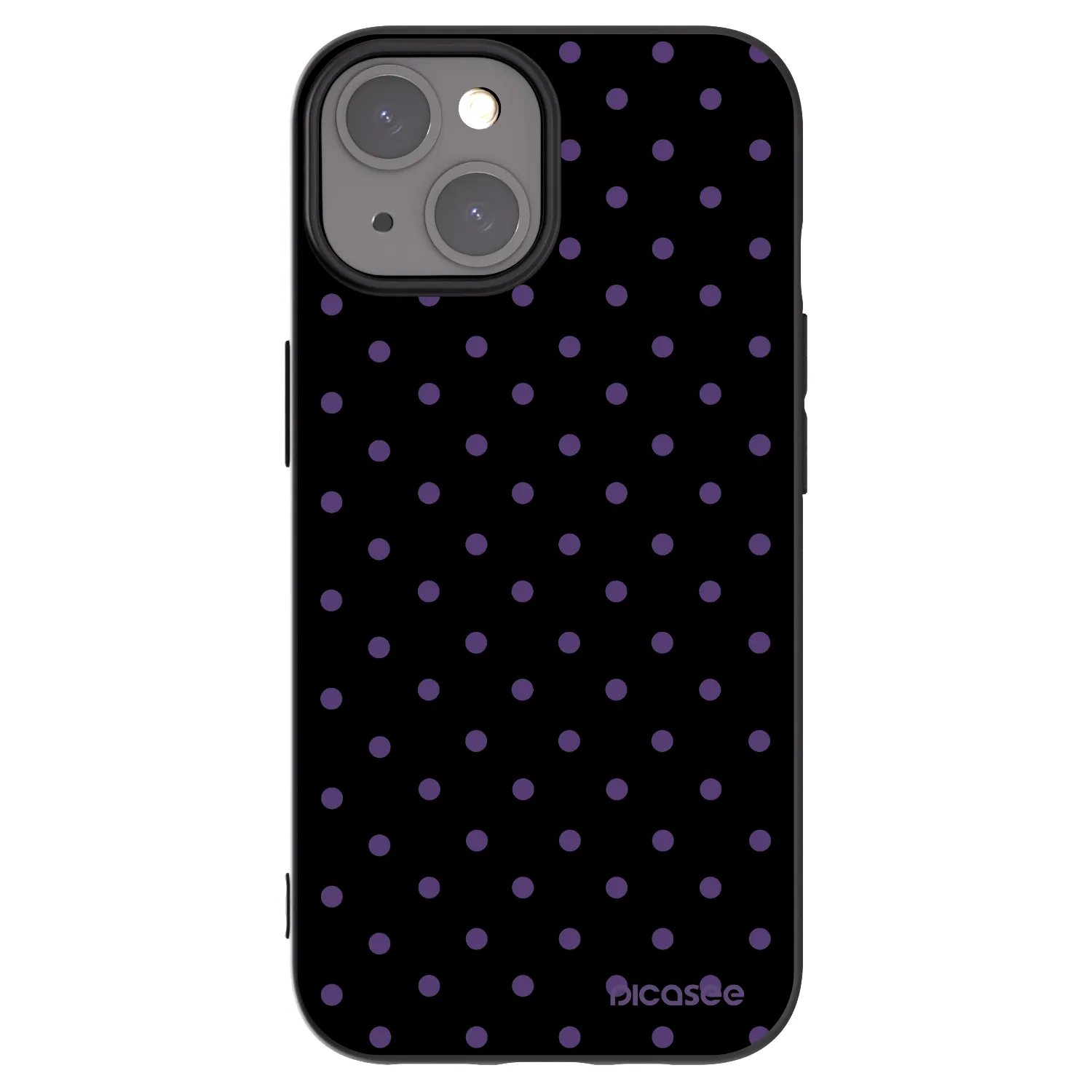 Picasee silikonski črni ovitek za Apple iPhone 15 - Flickers