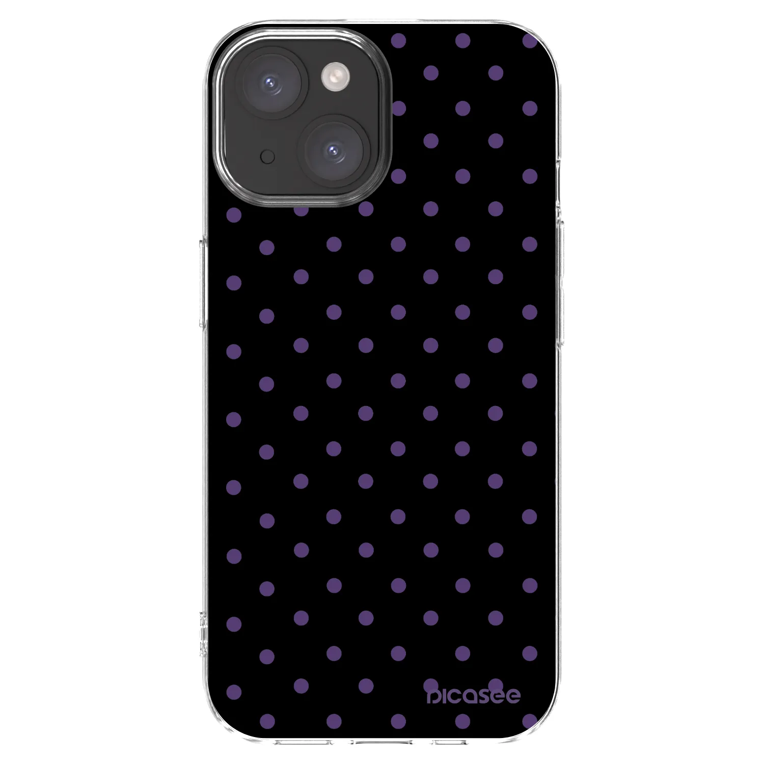 Picasee silikonski prozorni ovitek za Apple iPhone 15 - Flickers