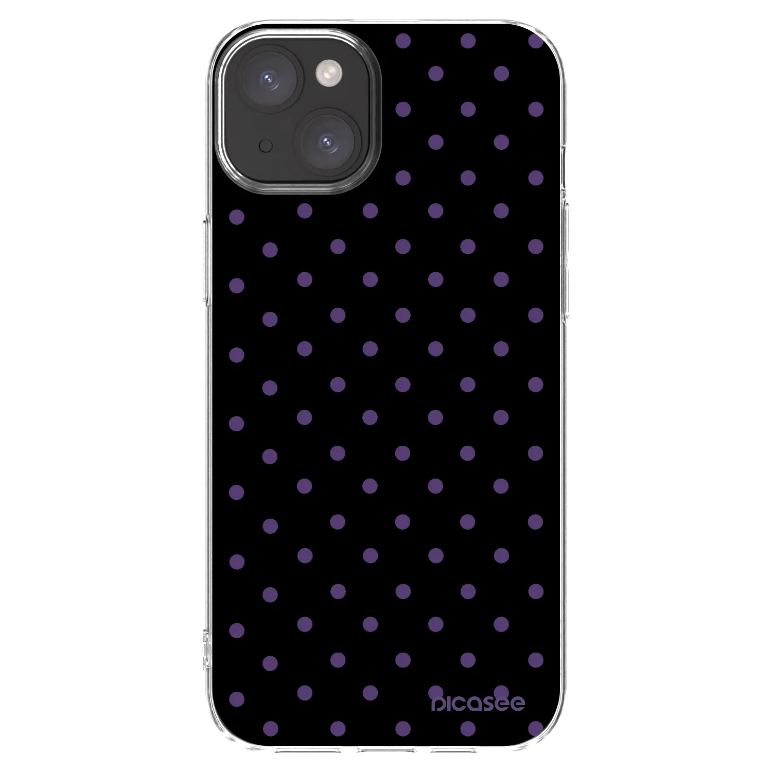 Picasee silikonski prozorni ovitek za Apple iPhone 15 Plus - Flickers