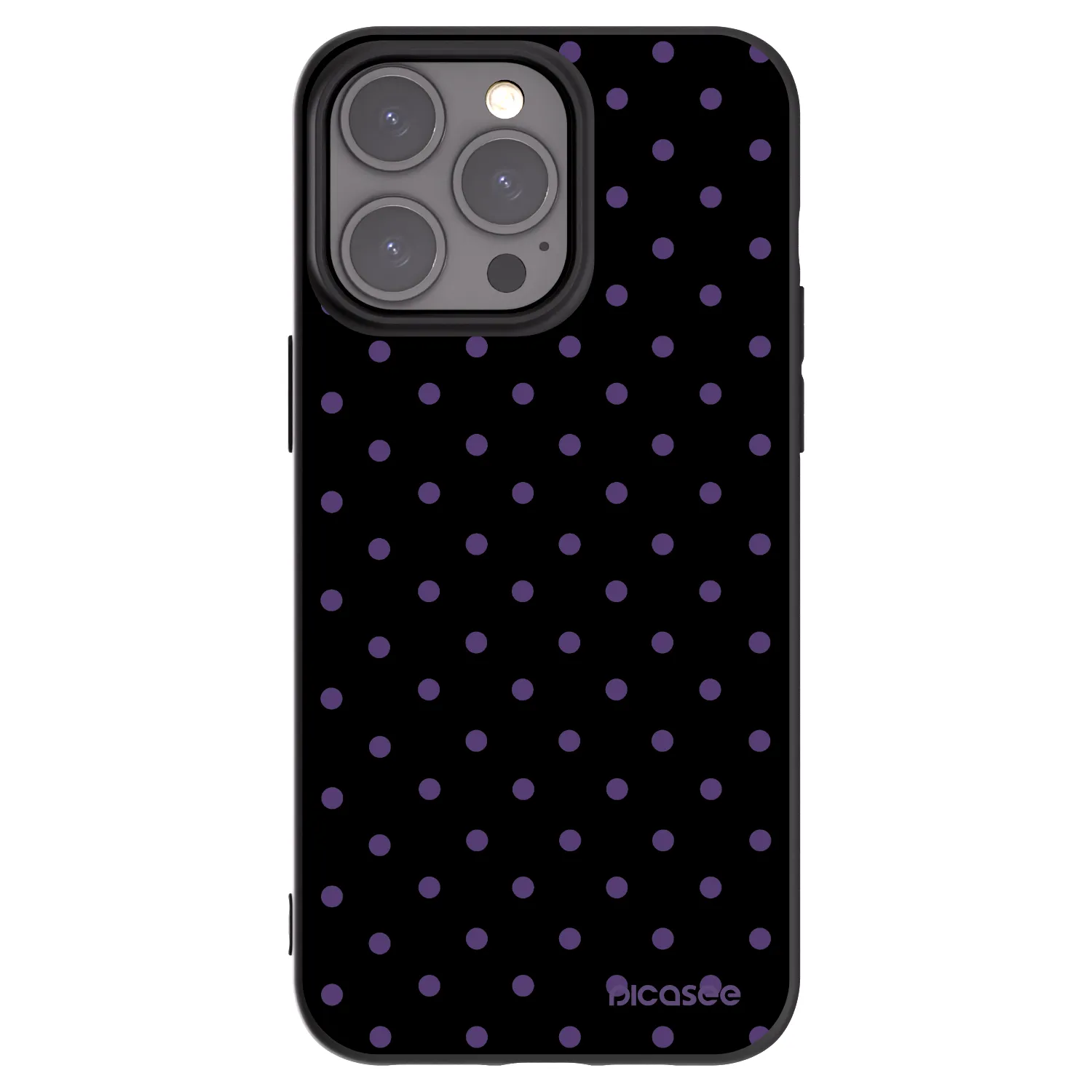 Picasee silikonski črni ovitek za Apple iPhone 15 Pro Max - Flickers