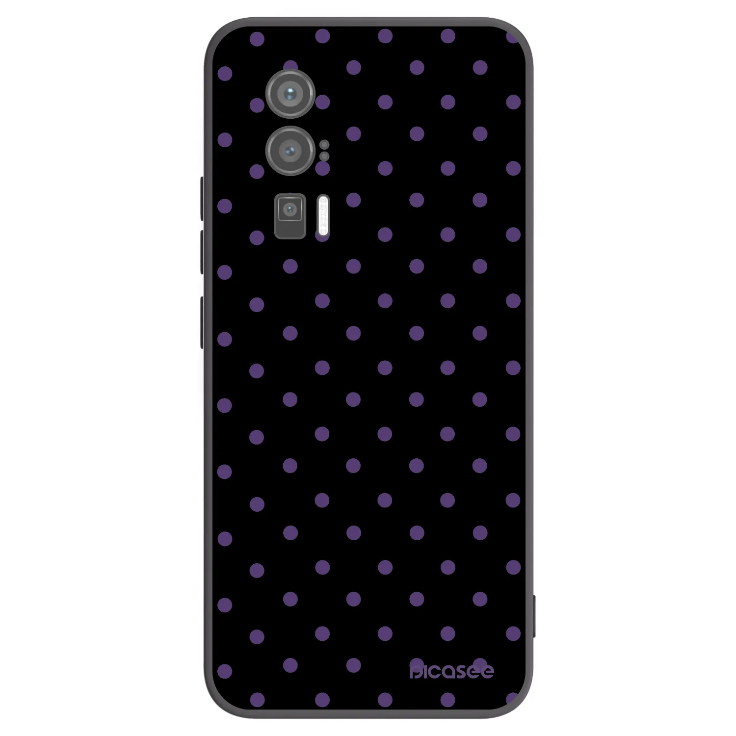 Picasee silikonski črni ovitek za Xiaomi Poco F5 Pro 5G - Flickers