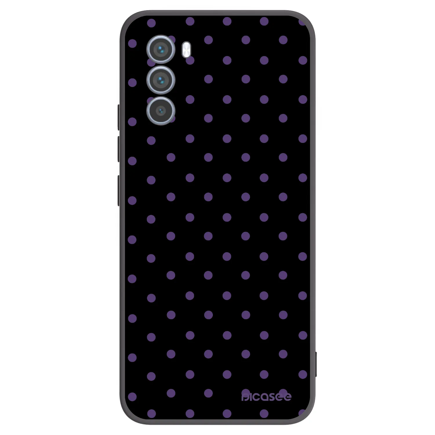 Picasee silikonski črni ovitek za Motorola Moto G62 - Flickers
