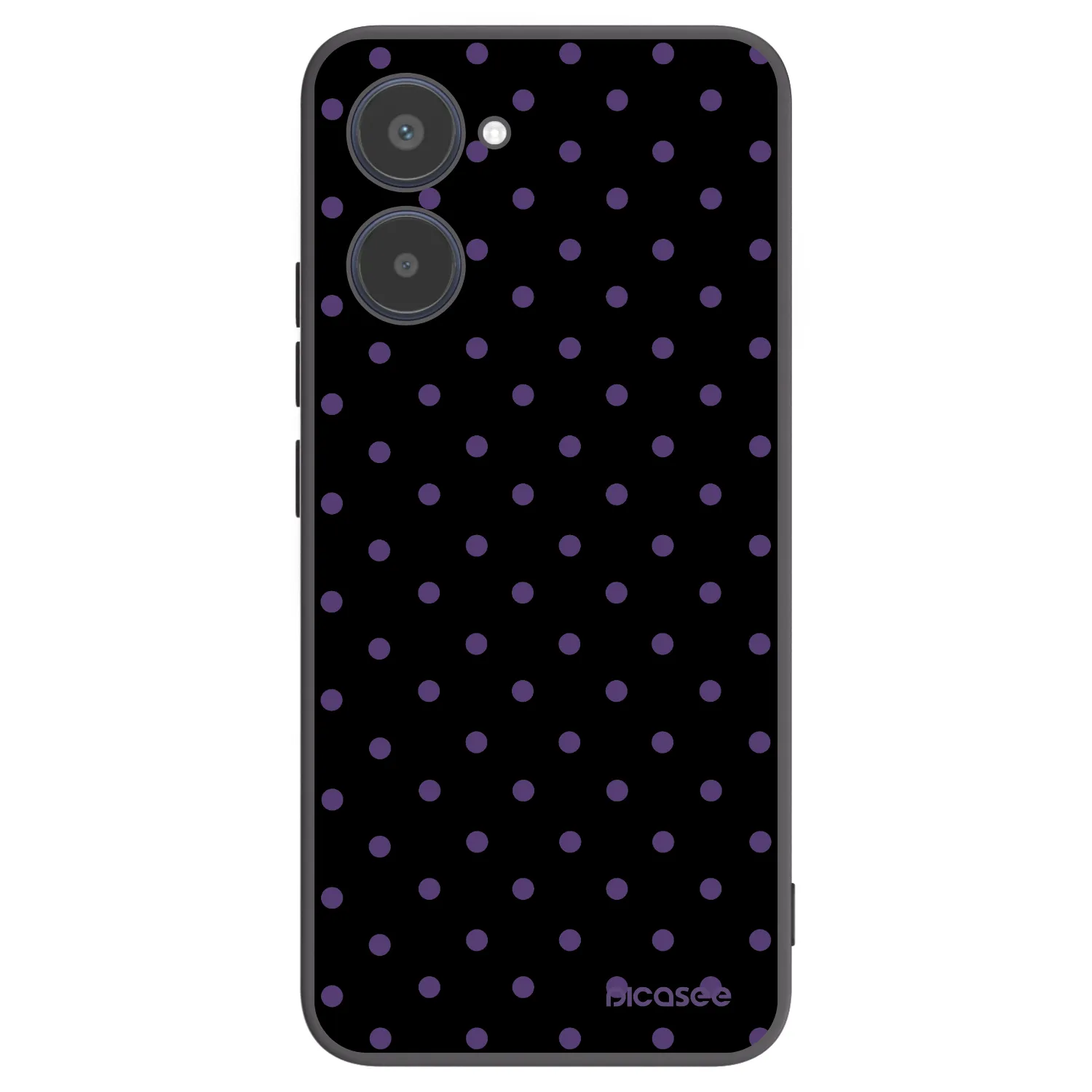 Picasee silikonski črni ovitek za Realme 10 4G - Flickers