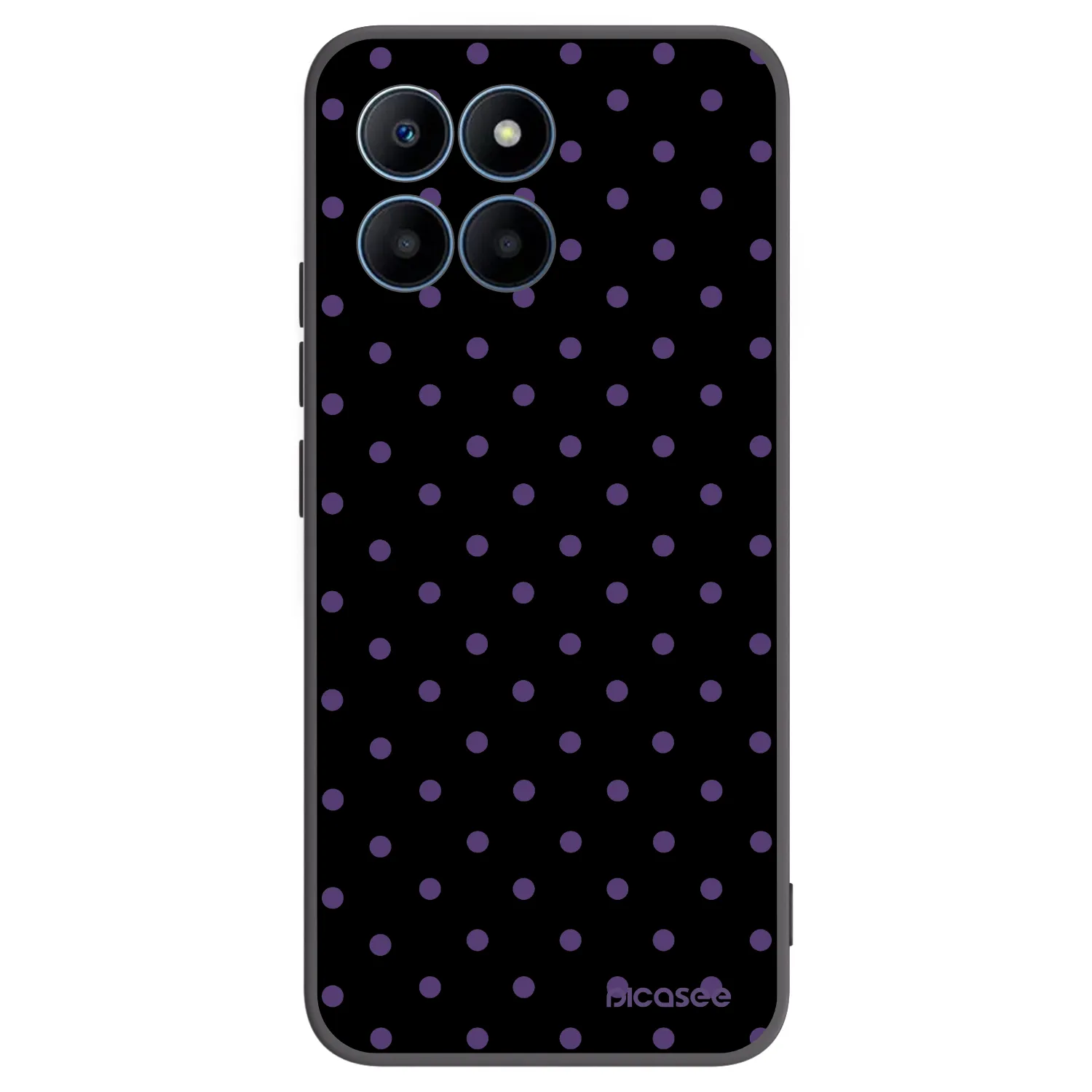 Picasee silikonski črni ovitek za Honor 70 Lite - Flickers