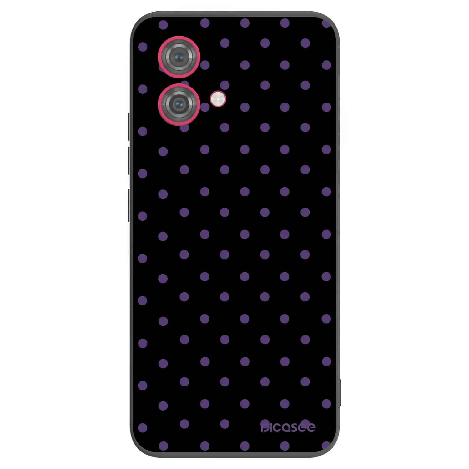 Picasee silikonski črni ovitek za Motorola Moto G84 5G - Flickers